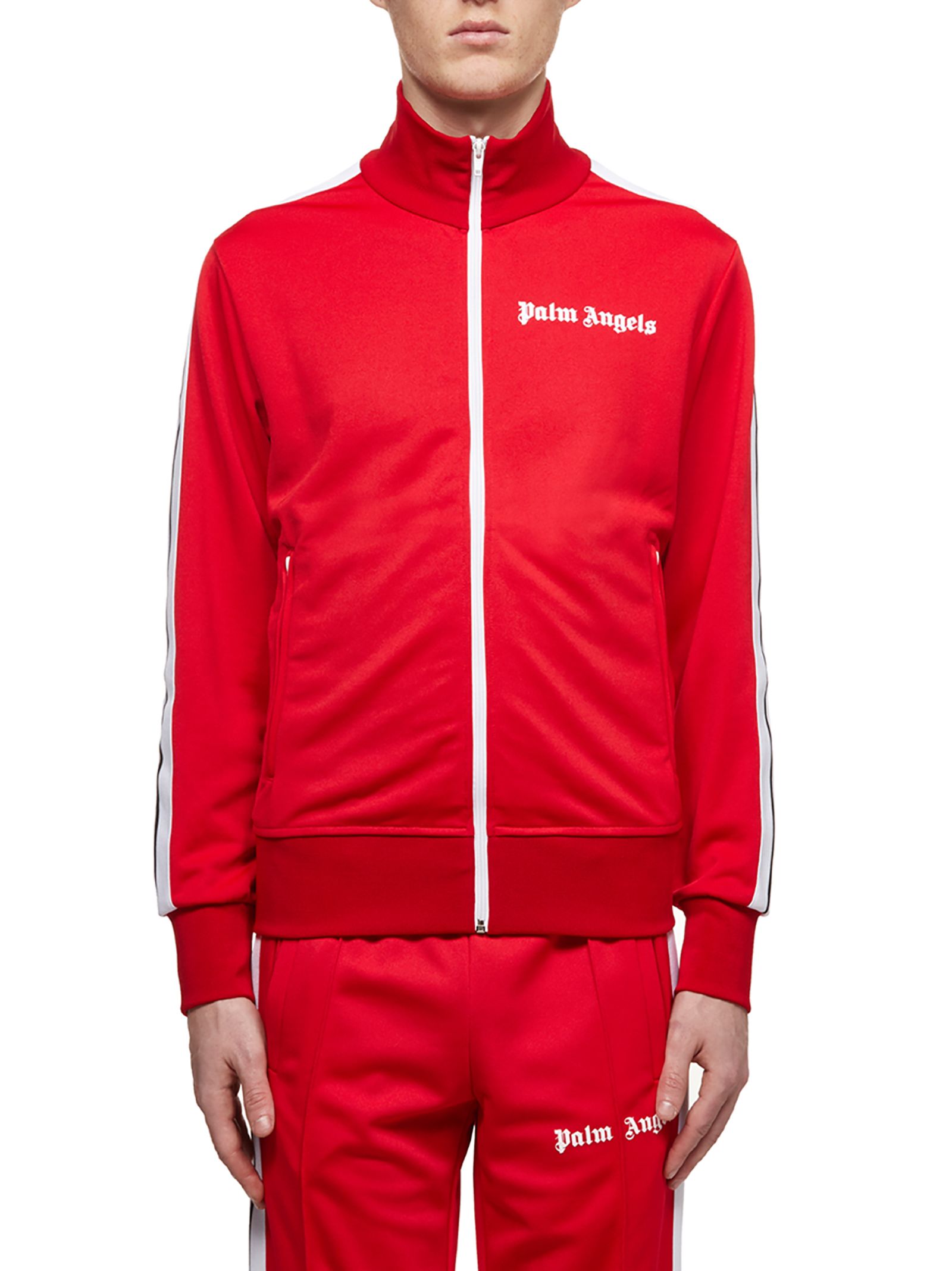 Palm Angels Palm Angels Jacket - Red white BLACK - 10825505 | italist
