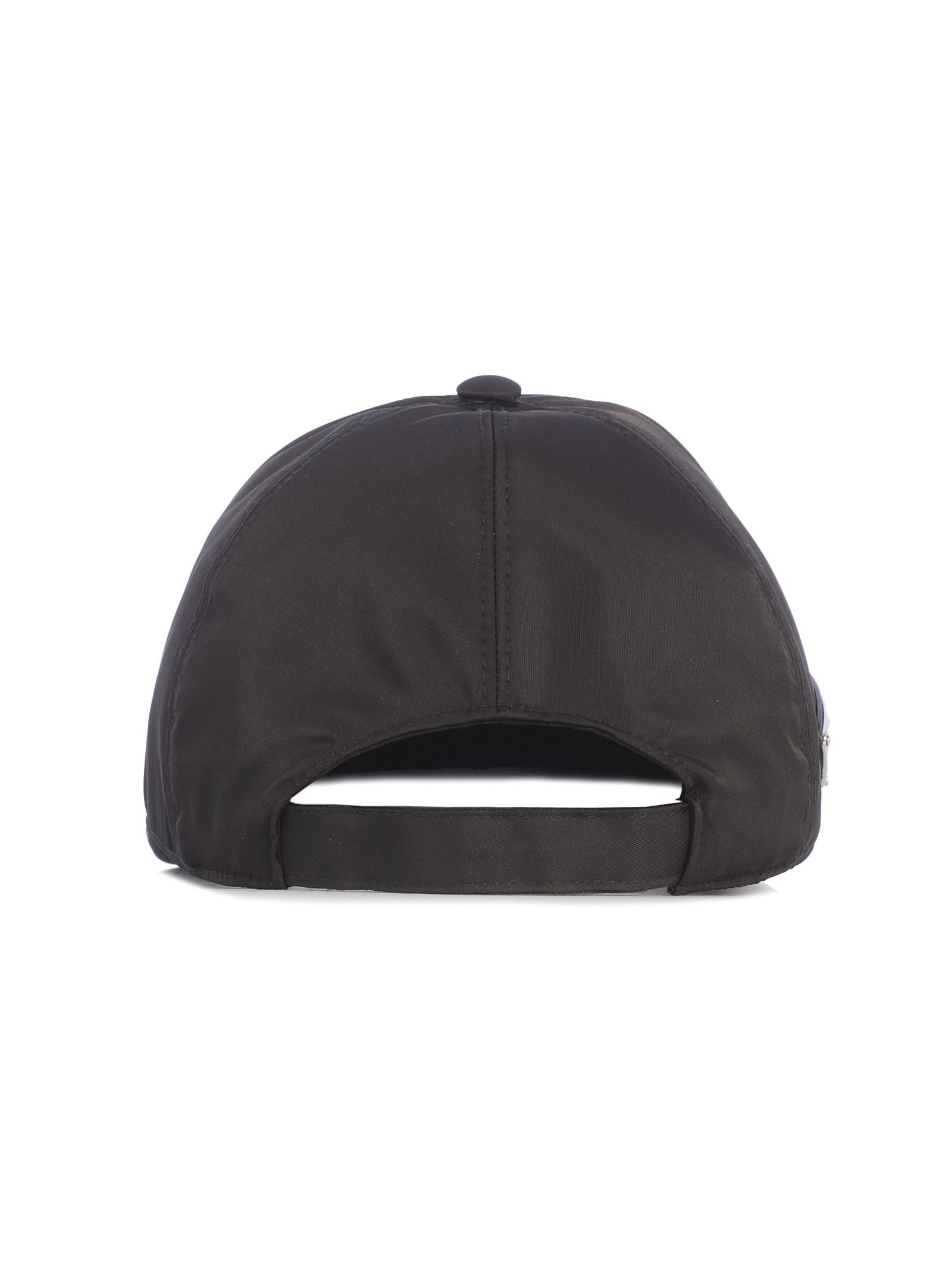 prada baseball cap black