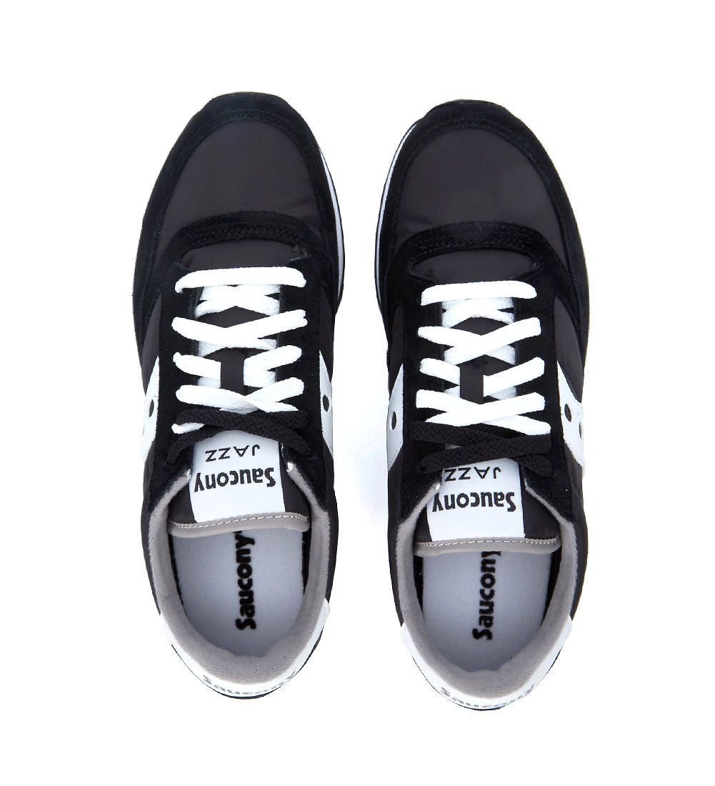 saucony jazz black and white