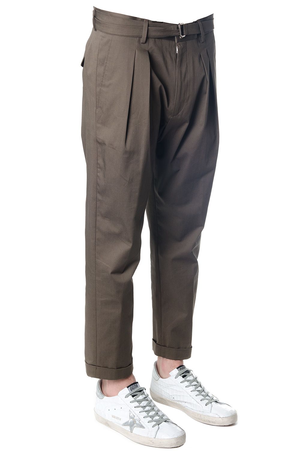 Low Brand Low Brand Mud Cotton Trousers - Mud - 10613143 | italist