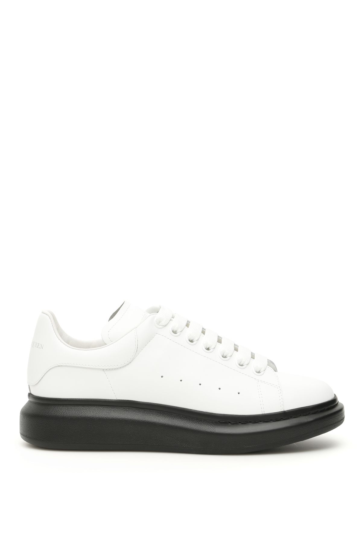 Click to view more detailed imagery on our partner's website Alexander Mcqueen Oversize Sneakers In White Black (White)
