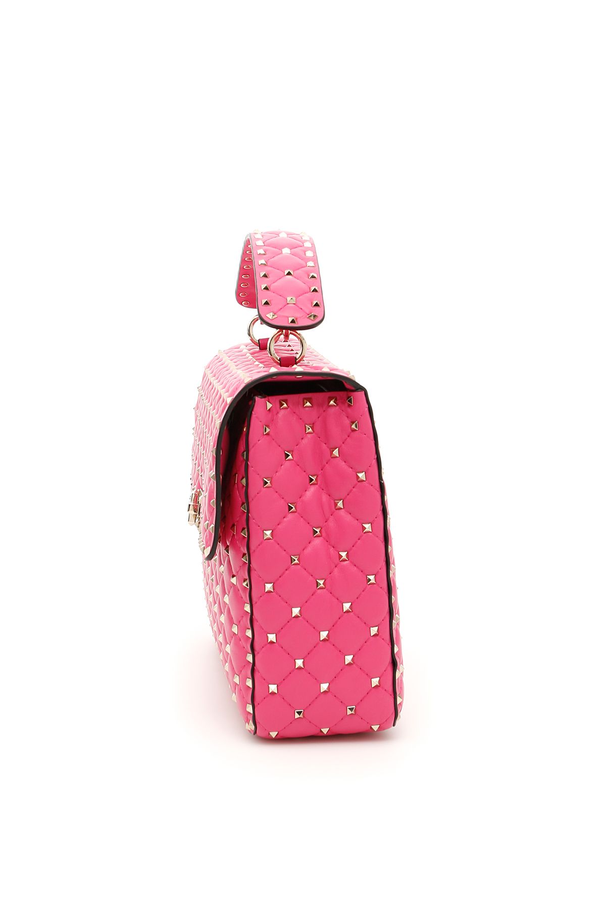 valentino valentino maxi rockstud spike bag pink orchid valentino valentino maxi rockstud spike bag pink orchid