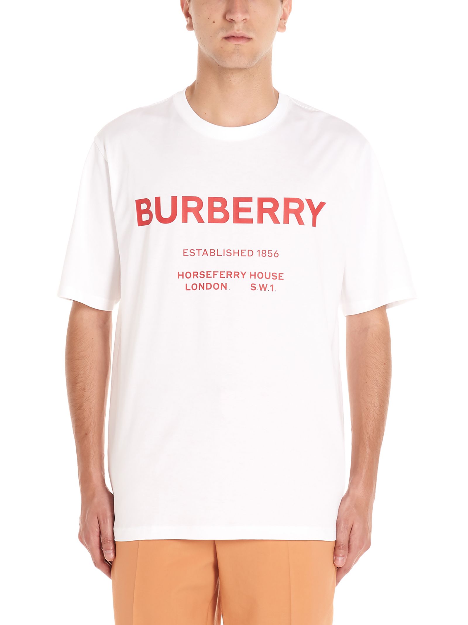 burberry t shirt black and white