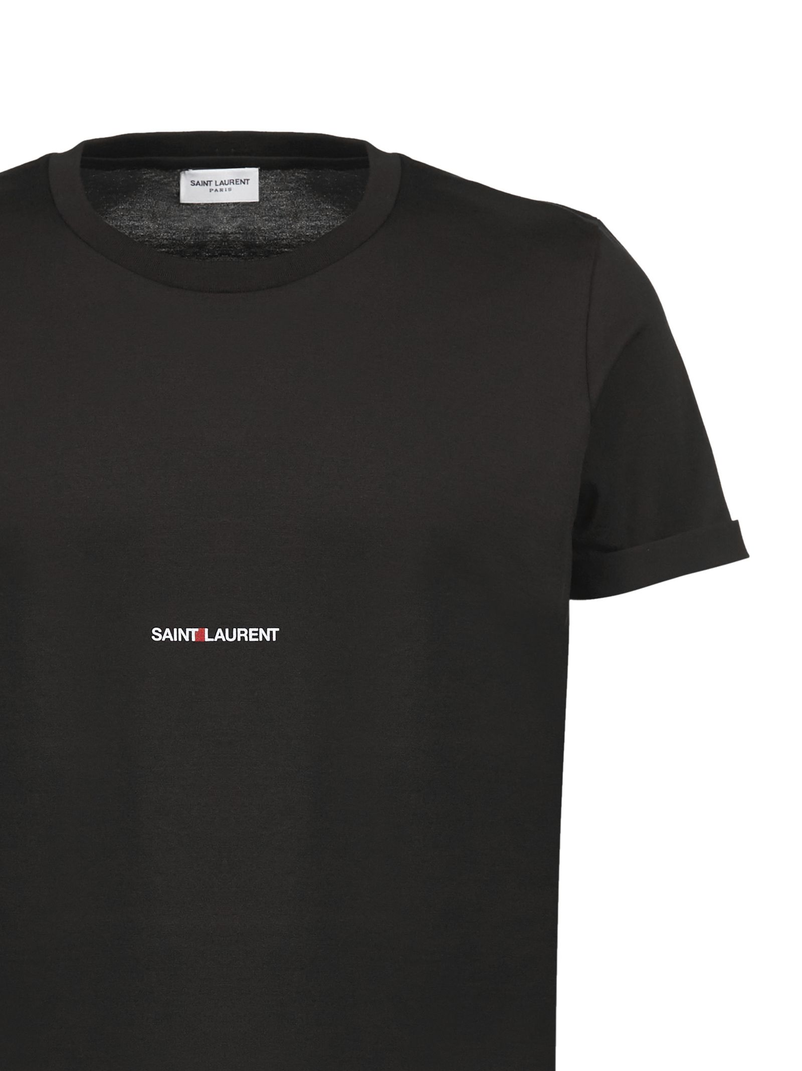 Saint Laurent Saint Laurent Logo T-shirt - Black - 10774239 | italist