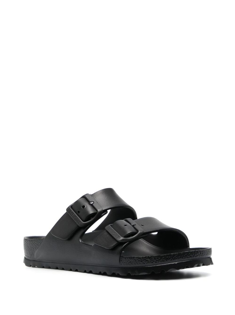 black rubber birkenstocks mens
