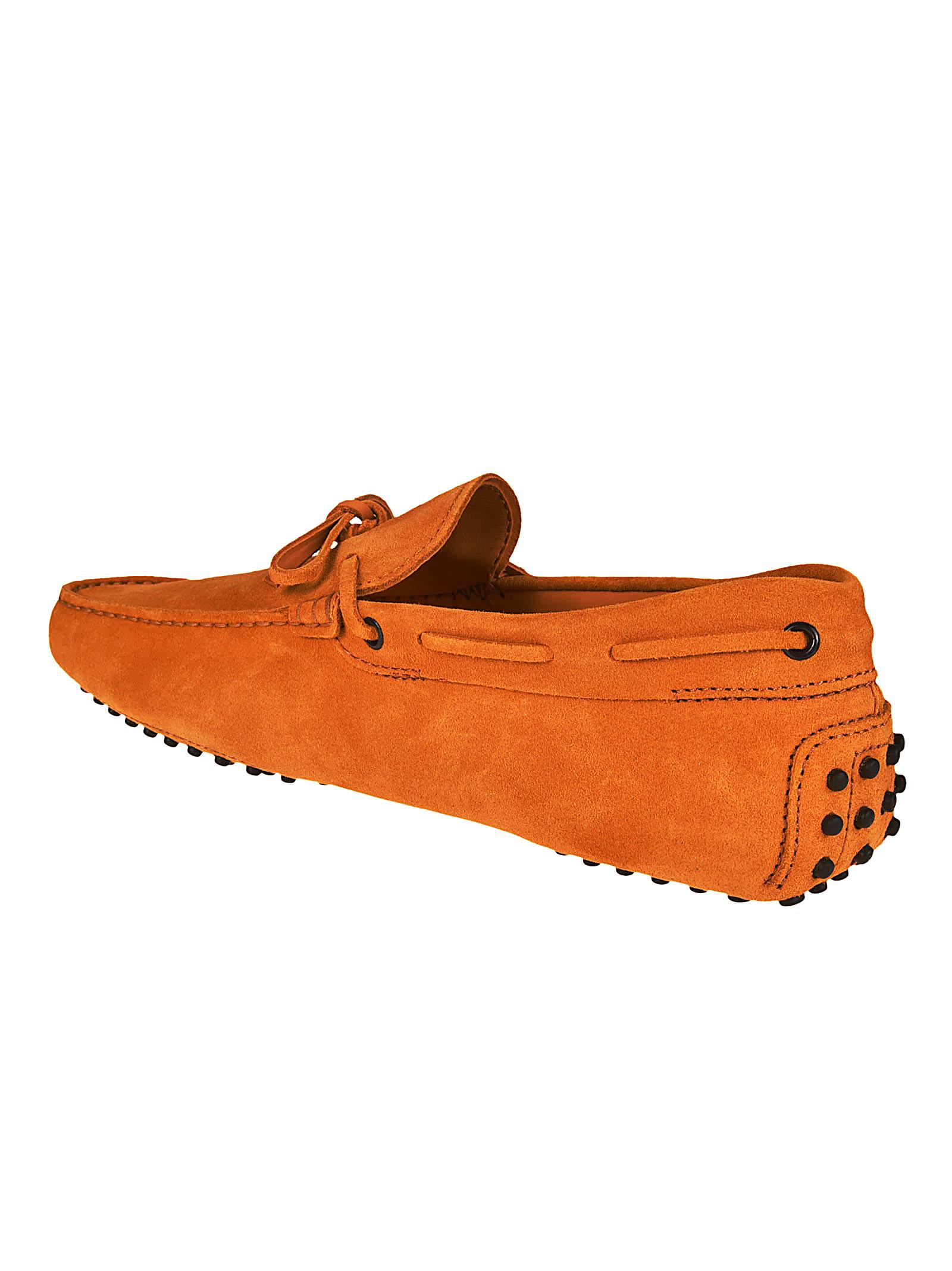 Orange tods loafers Clearance