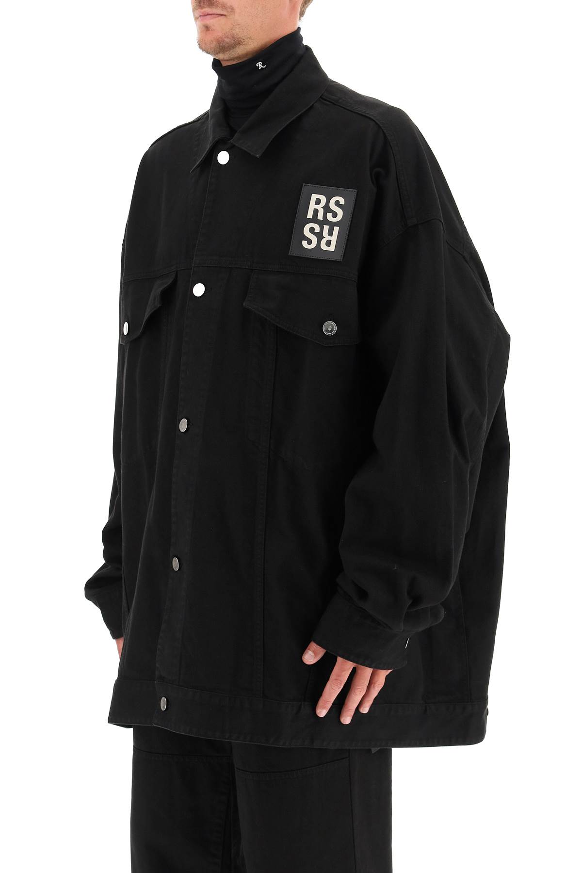 raf simons oversized coat