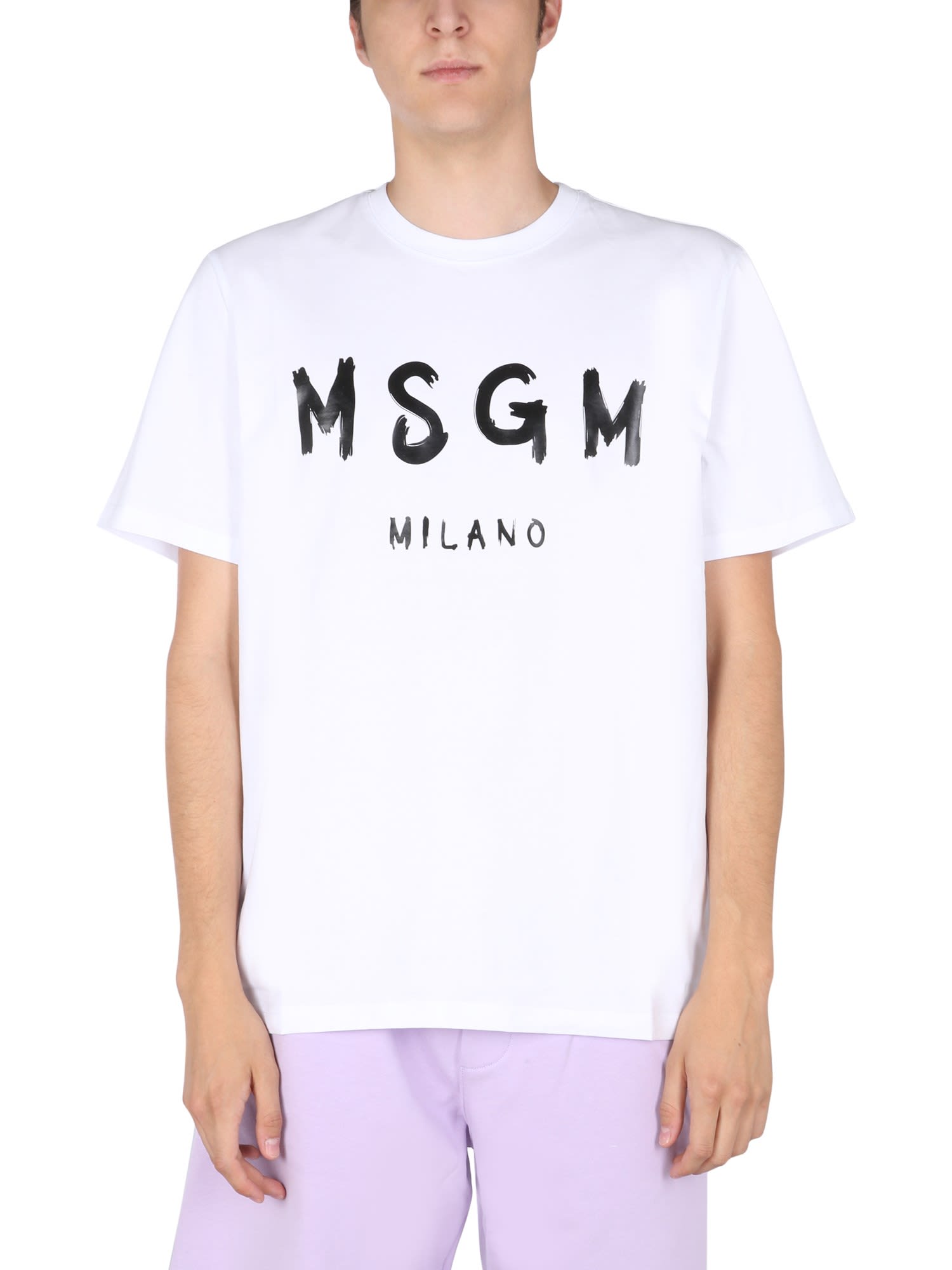 MSGM ロゴTシャツ Lサイズ Ninki ga Takai - Tシャツ/カットソー(半袖 
