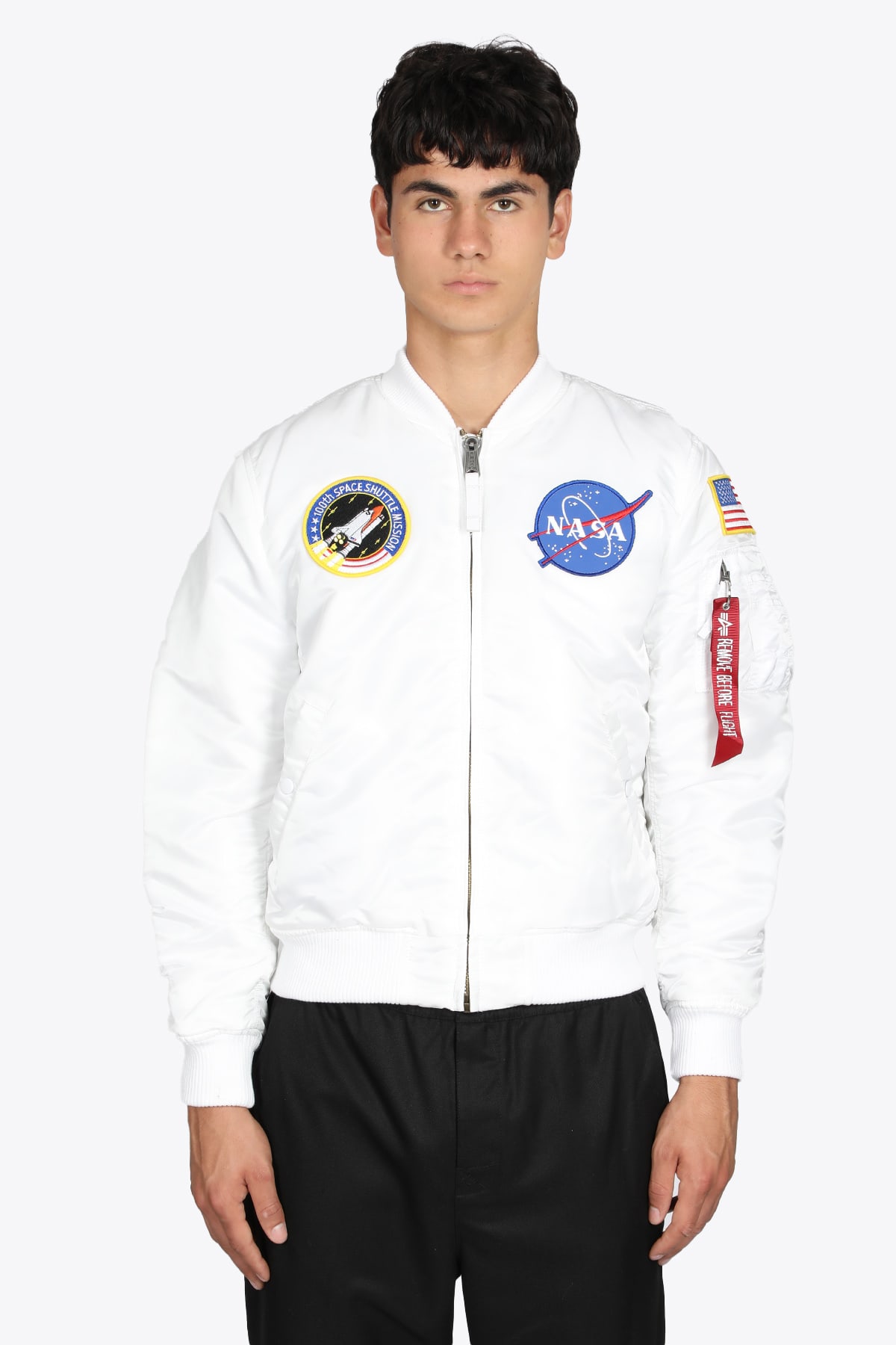 nasa coat white