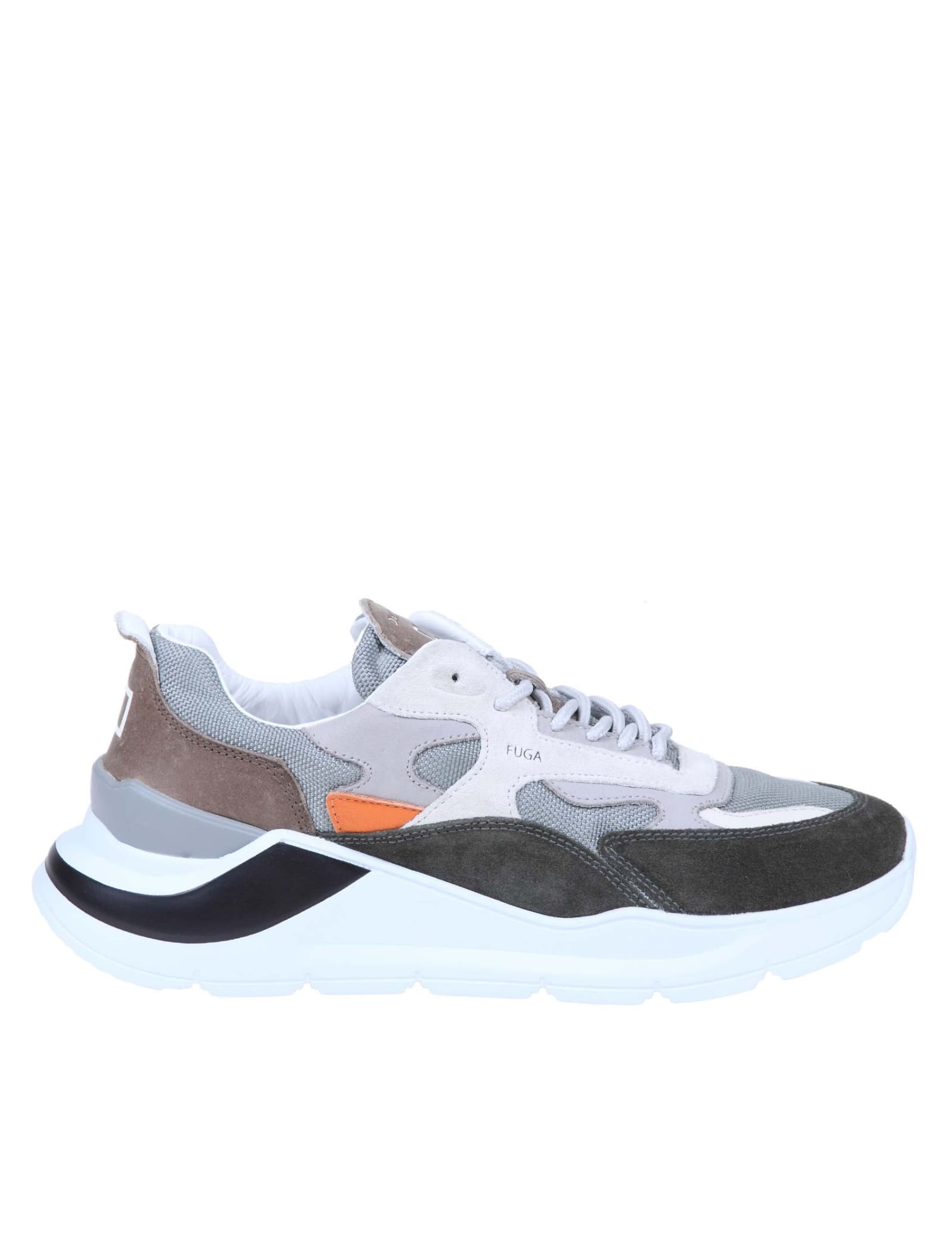 D.a.t.e. Fuga Sneakers In Fabric And Suede | italist