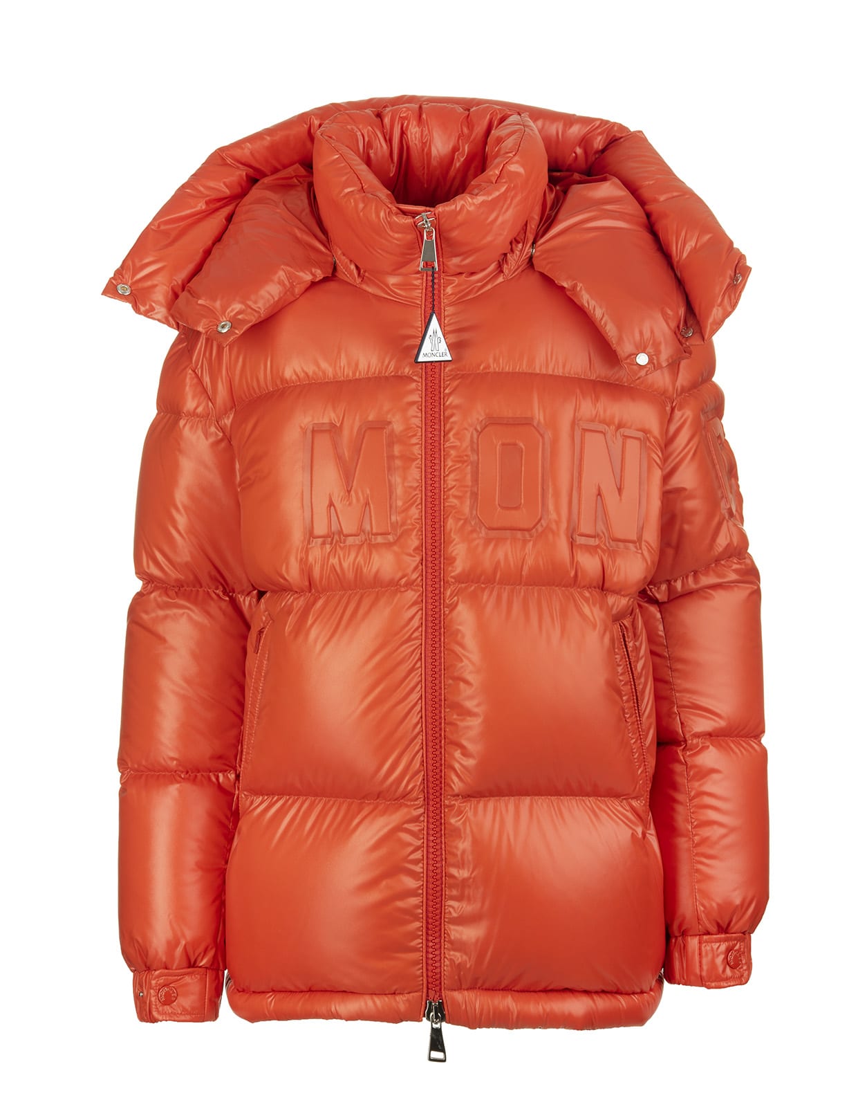 moncler orange puffer