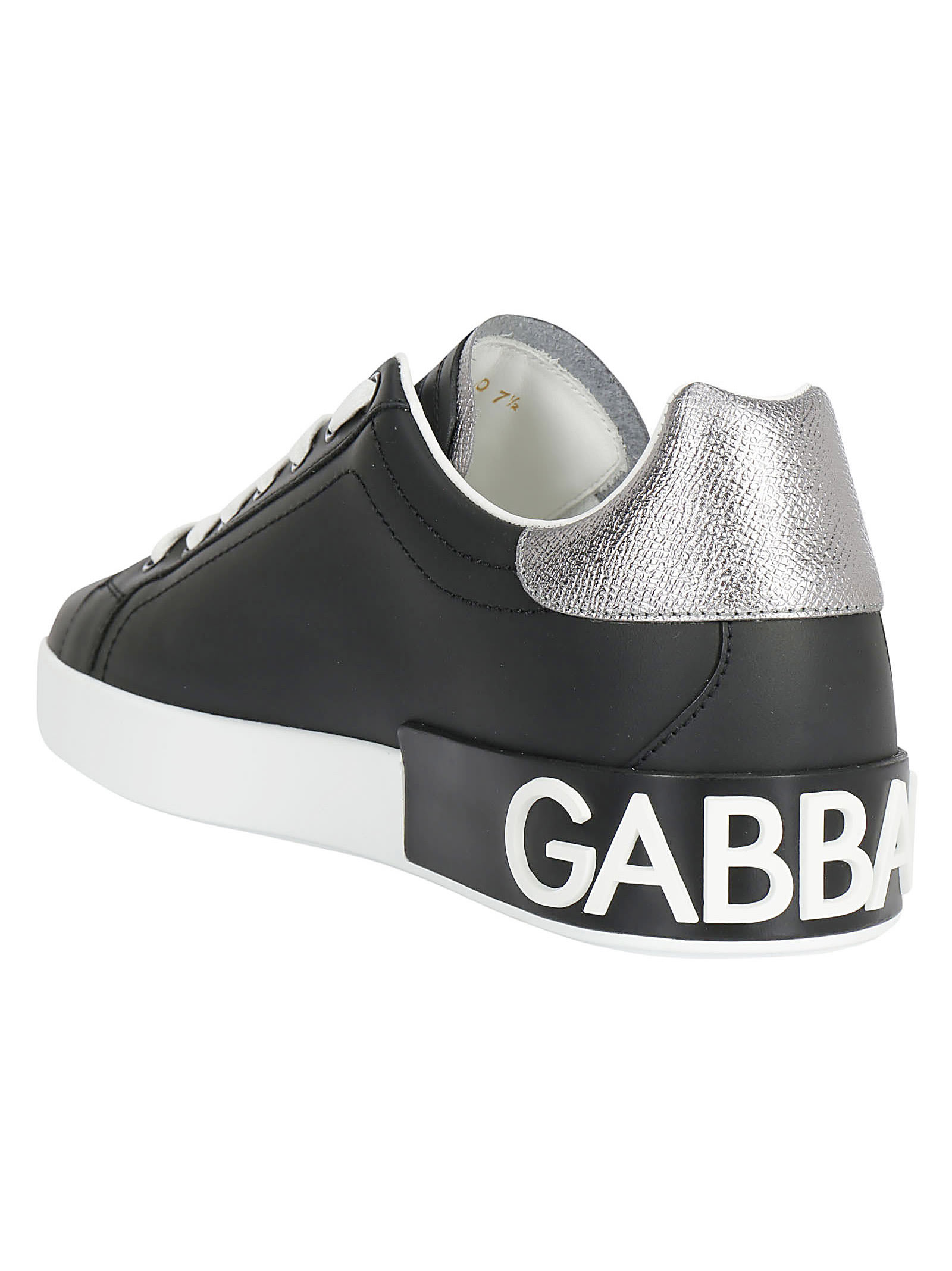 Dolce \u0026 Gabbana Leather Sneakers | italist, ALWAYS LIKE A SALE