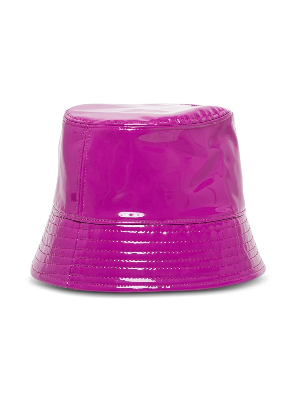 Hot pink leather hat Clearance