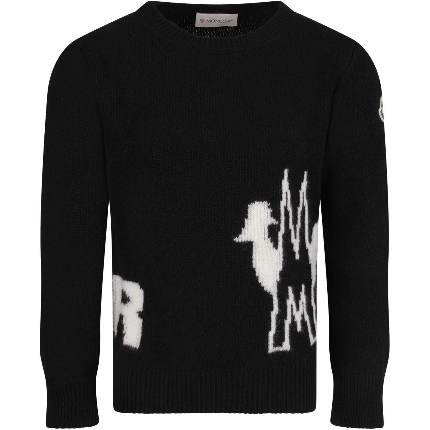 Moncler black sweater Clearance