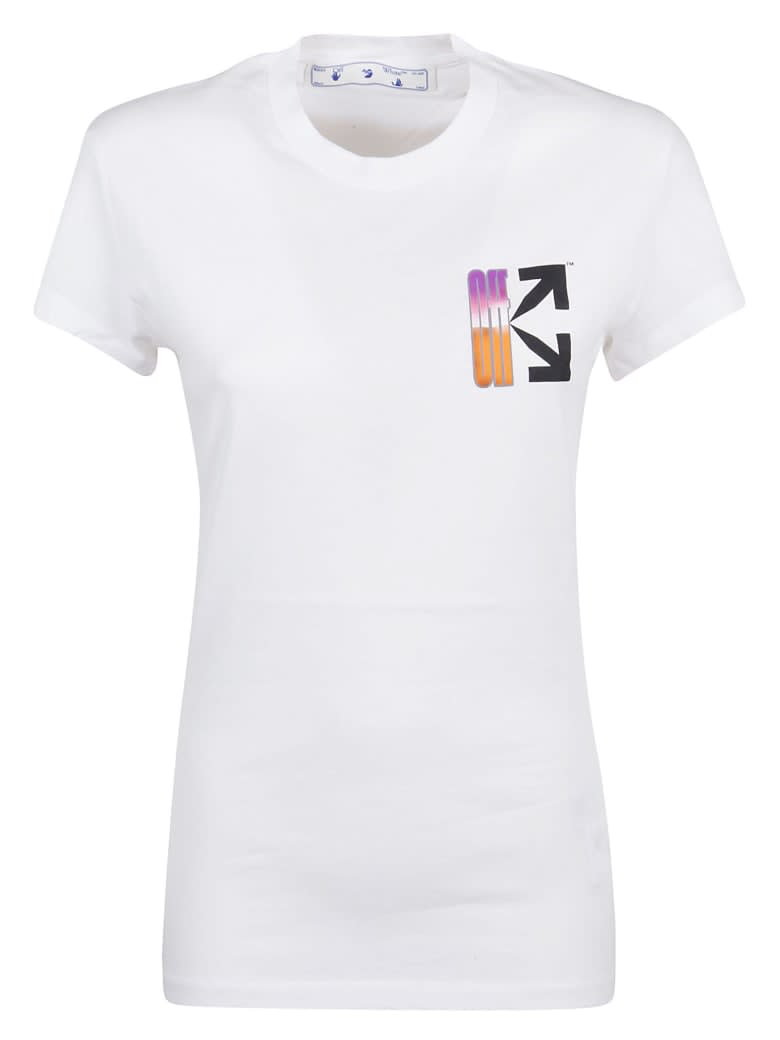 off white gradient tee white