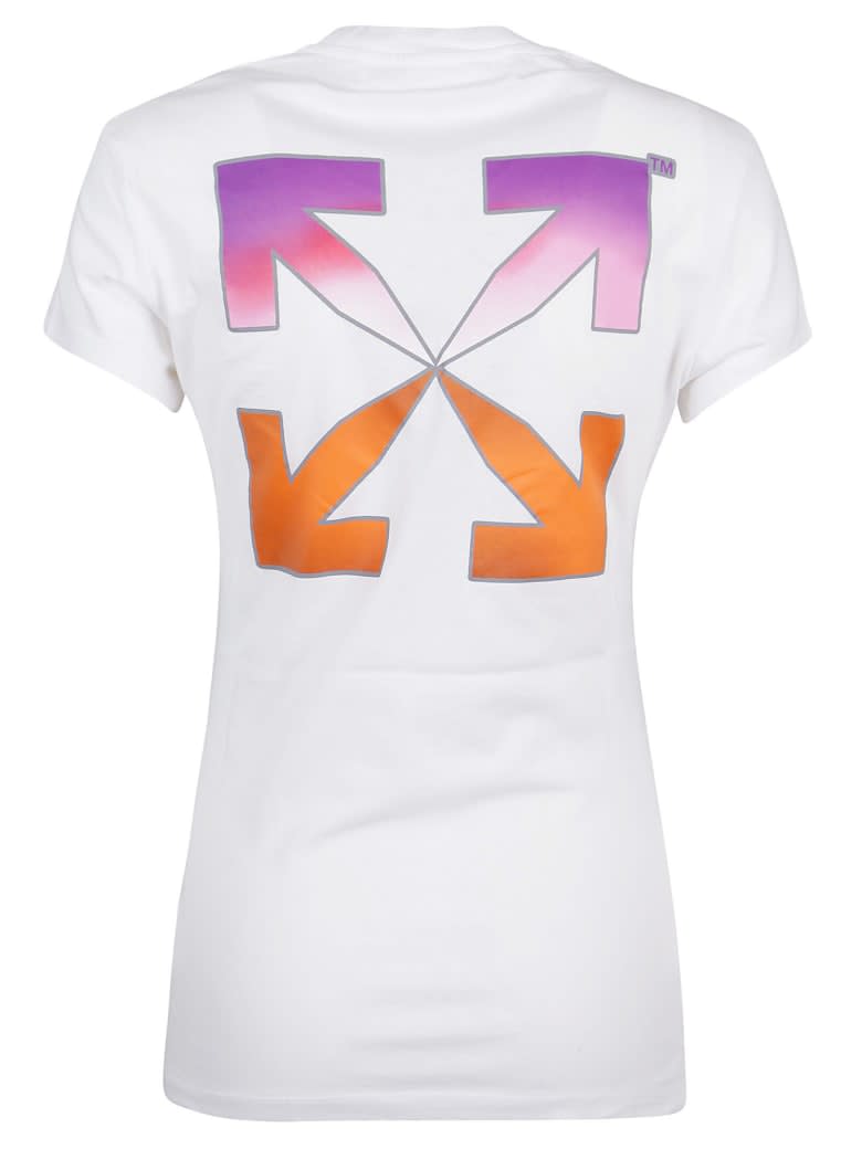 off white gradient tee white