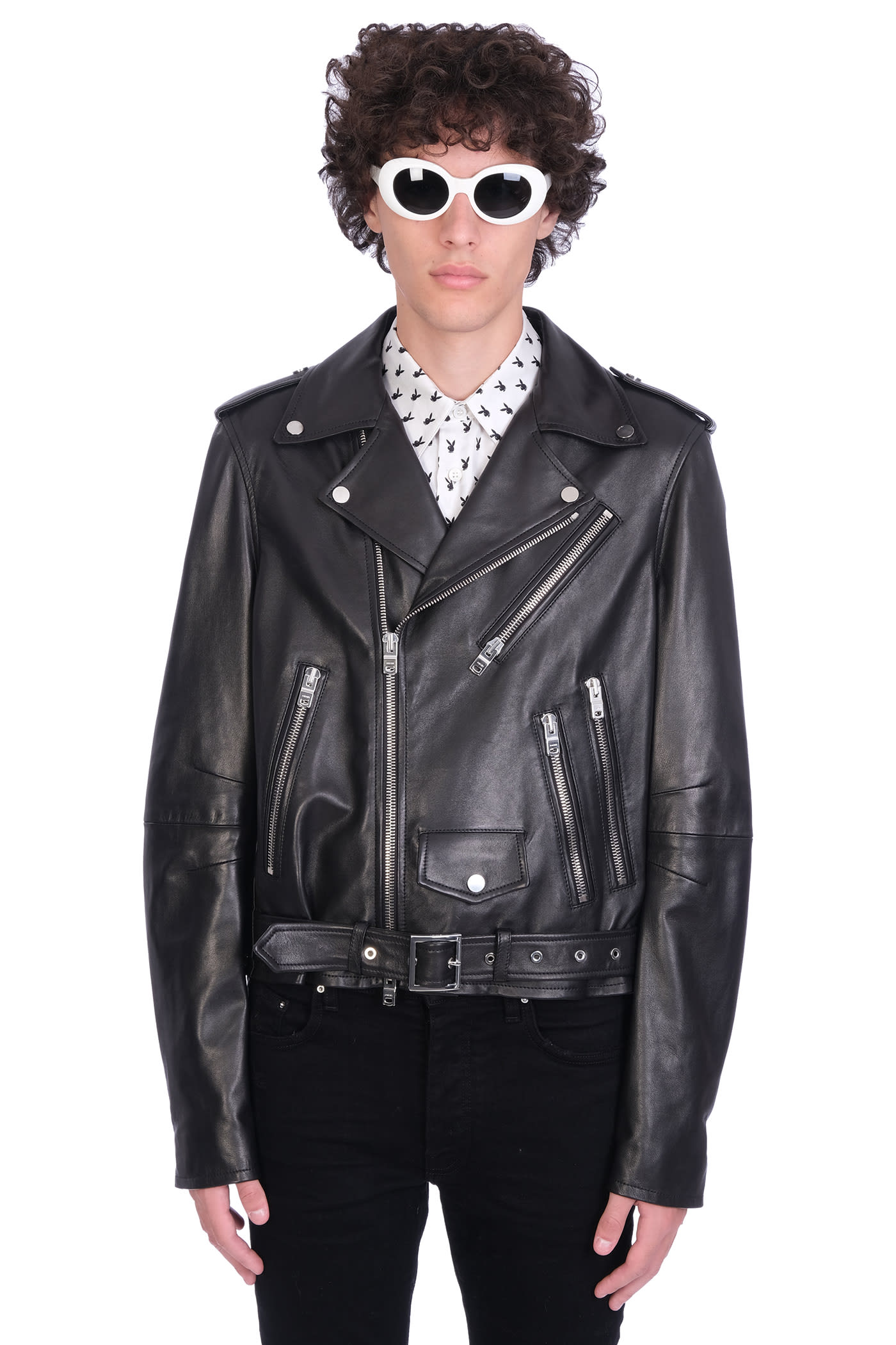 amiri leather jacket