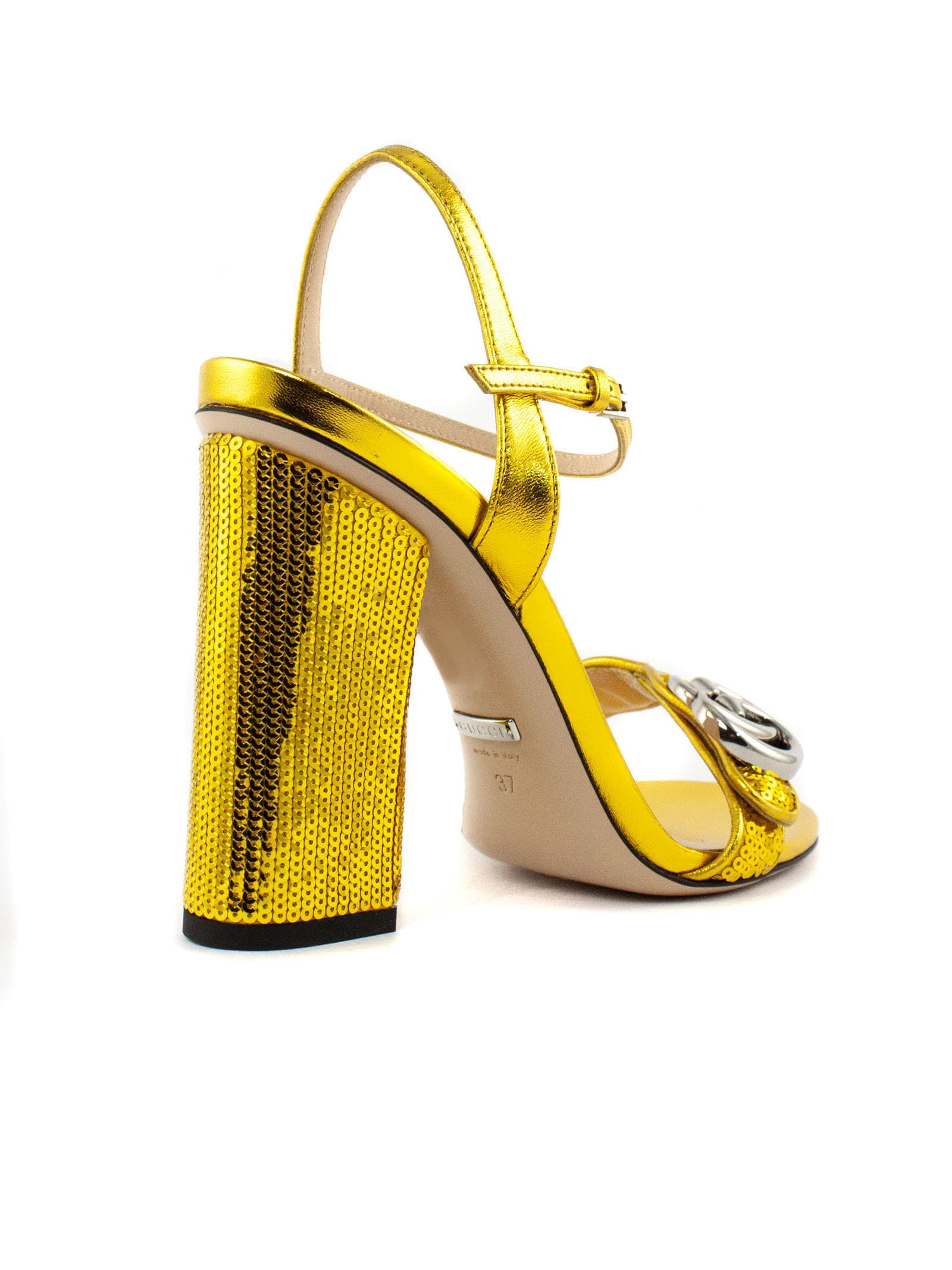 Gucci Gold Sequin Sandals | italist, ALWAYS LIKE A SALE
