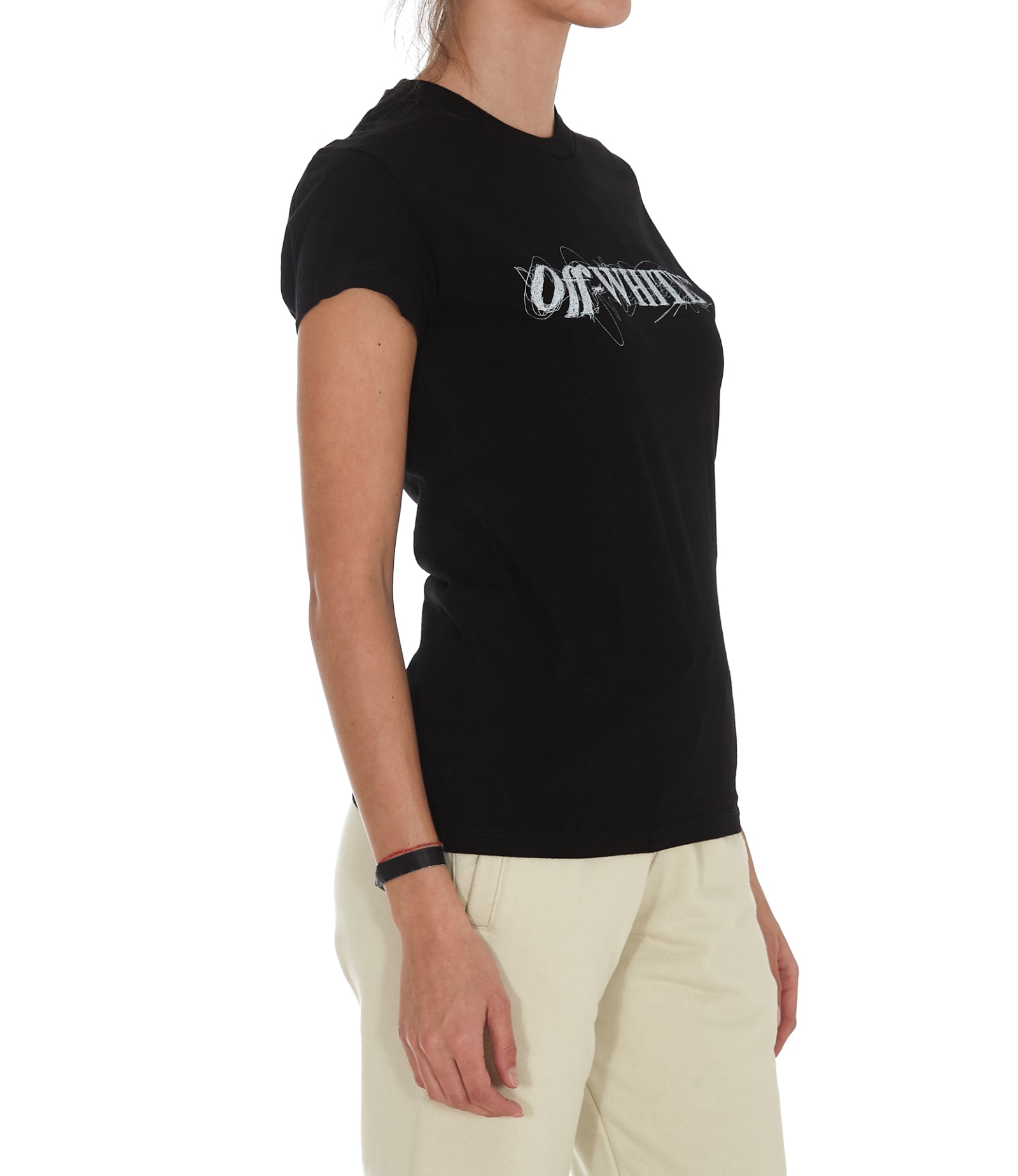 off white fitted tee