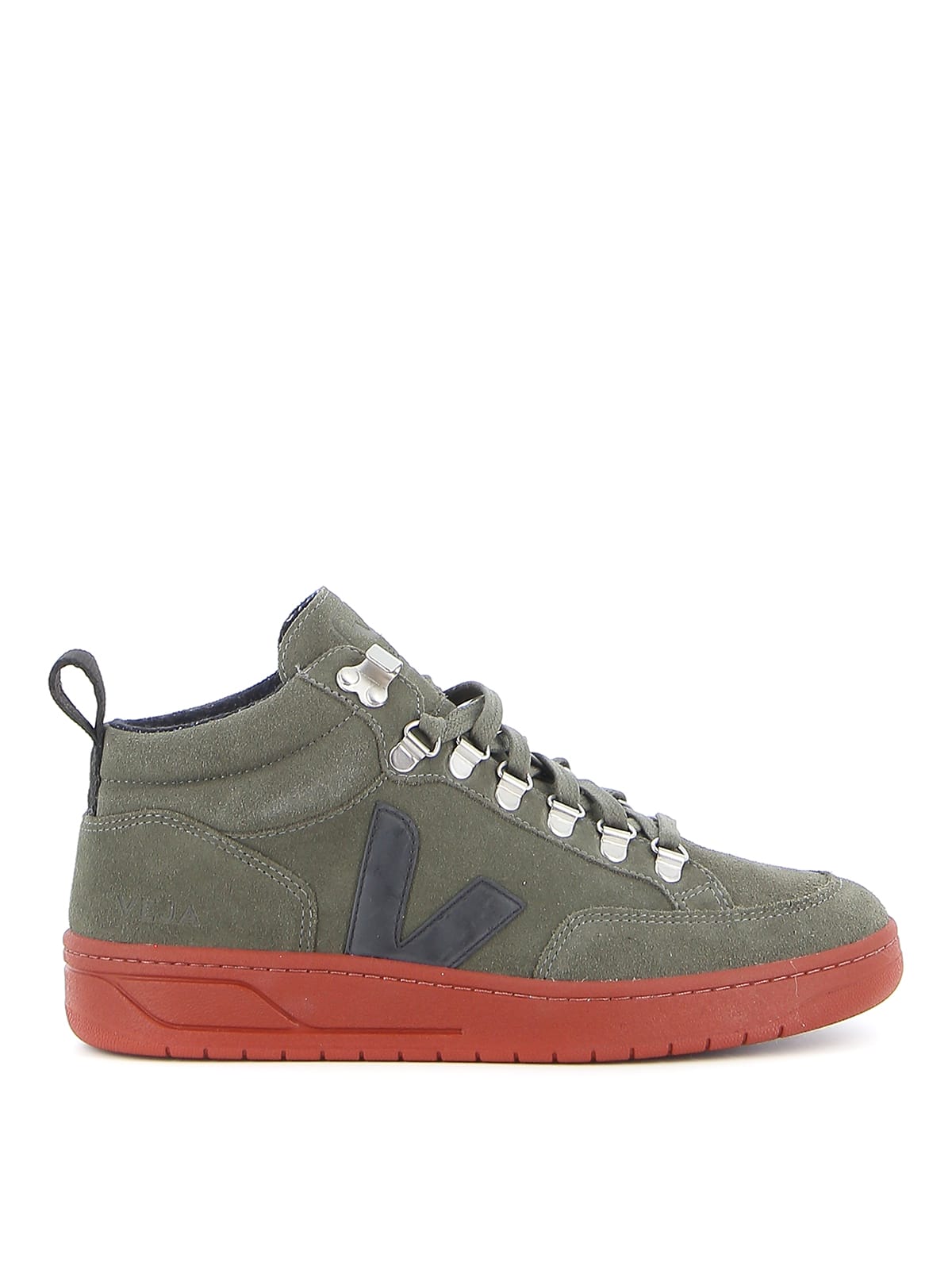 VEJA Roraima Suede (olive / red / black) | 43einhalb Sneaker Store