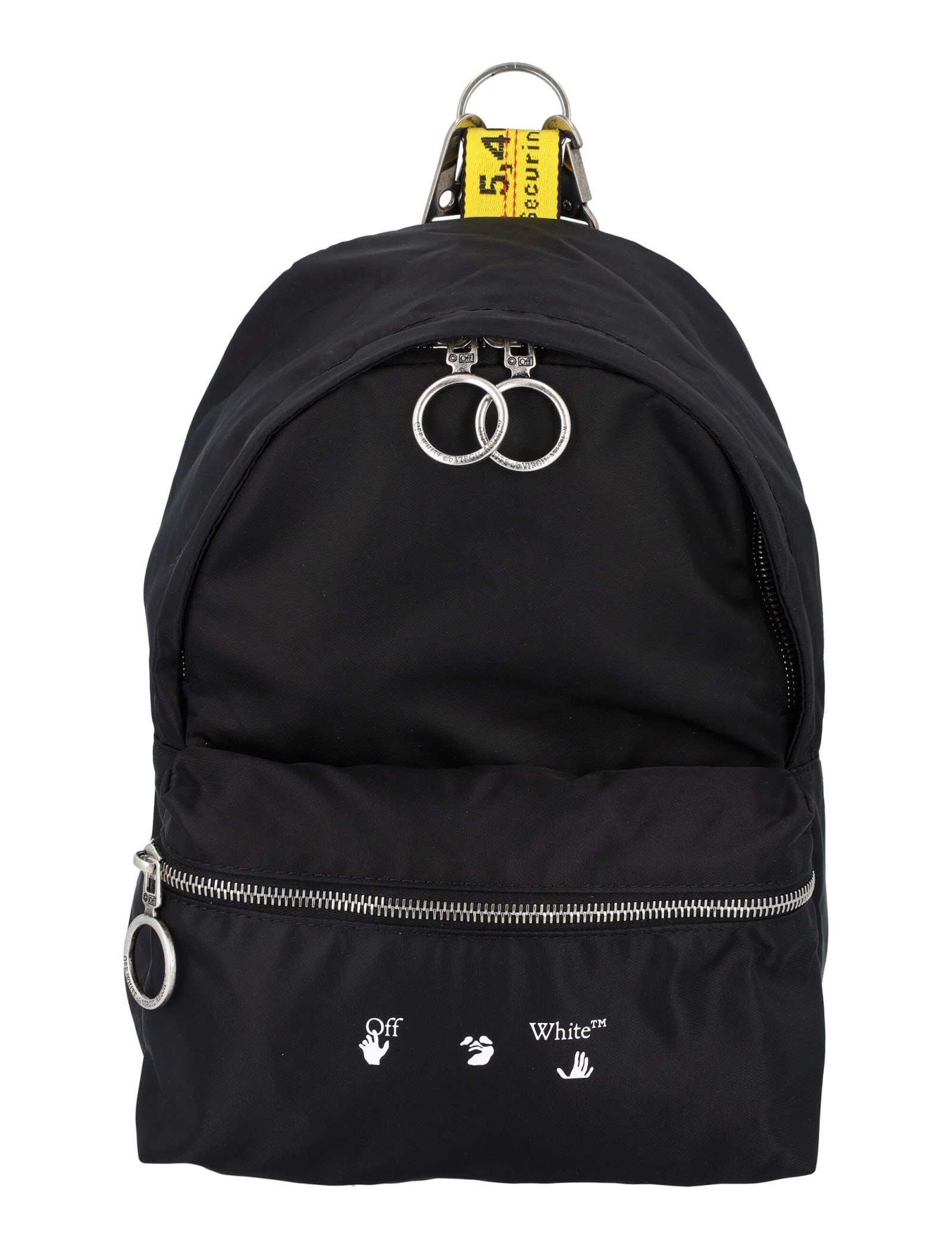 off white black mini backpack