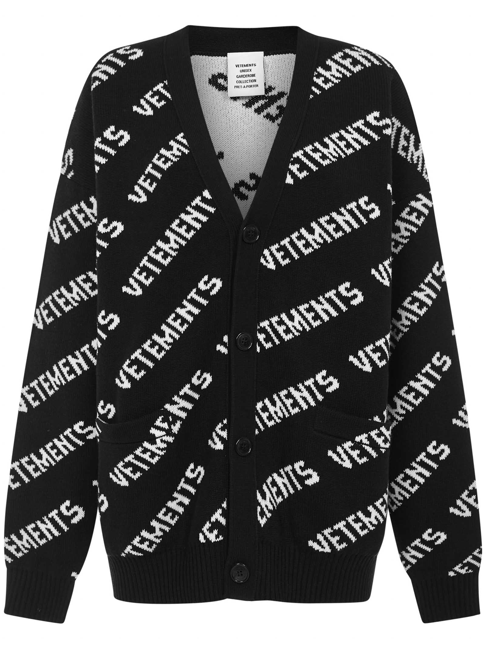 vetements cardigan