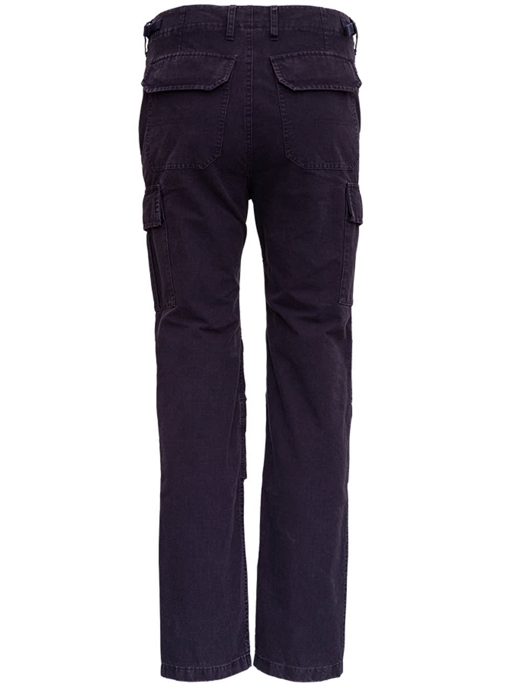 navy cargo jeans balenciaga