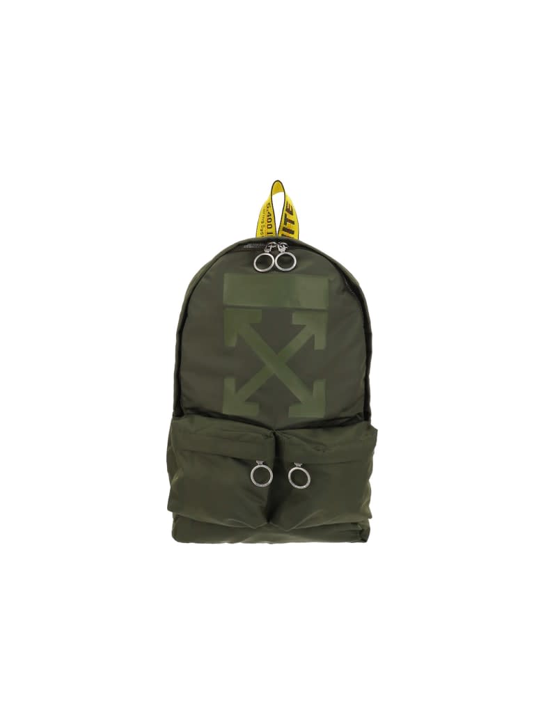 green arrow backpack