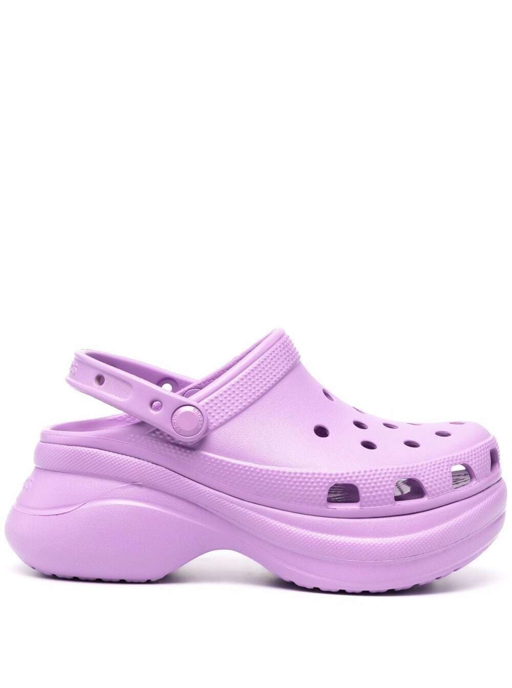 pink high top crocs