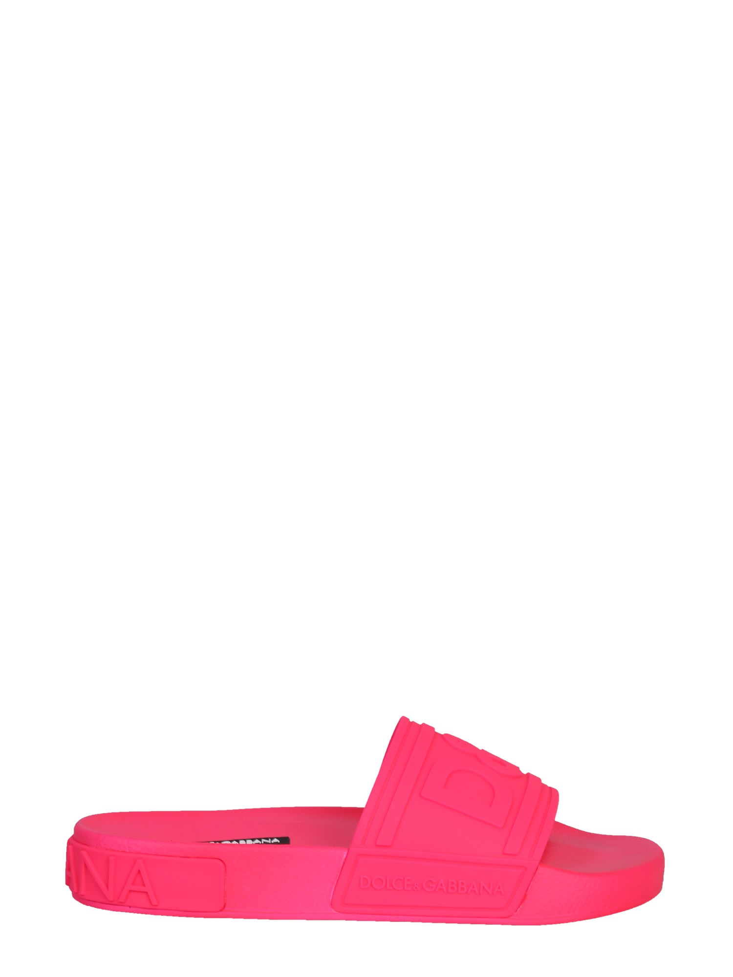 dolce and gabbana pink slides