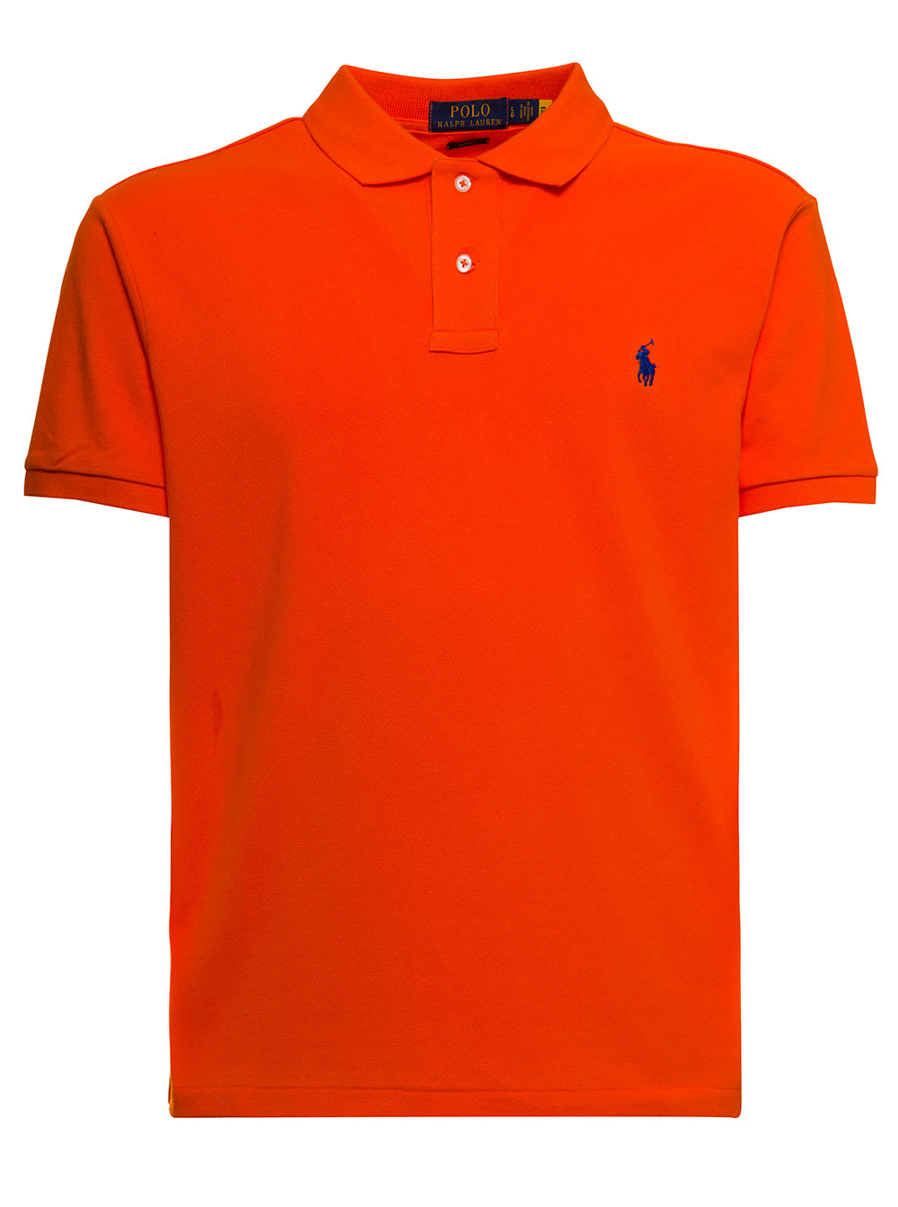 green and orange ralph lauren polo shirt