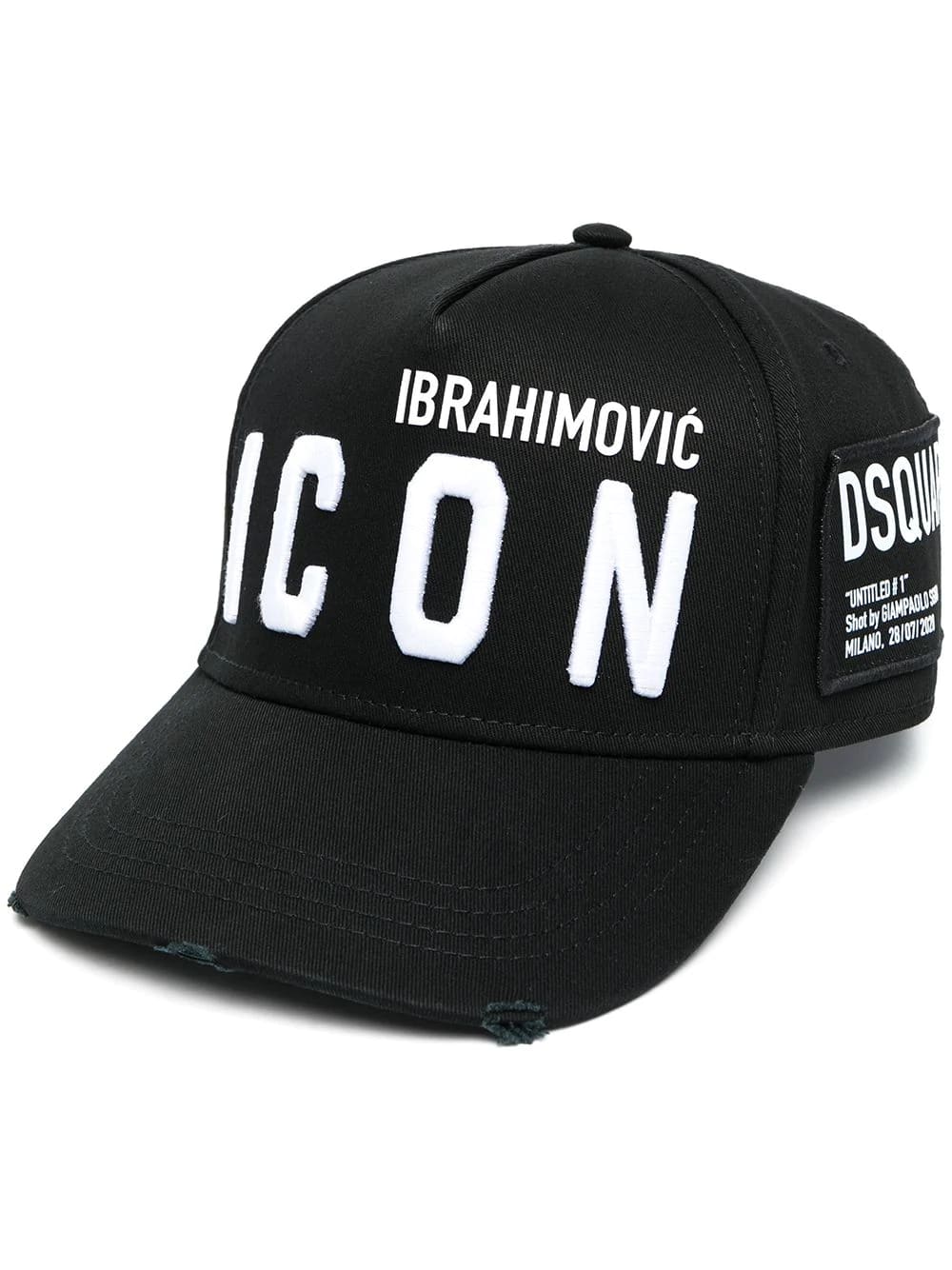 dsquared icon cap black