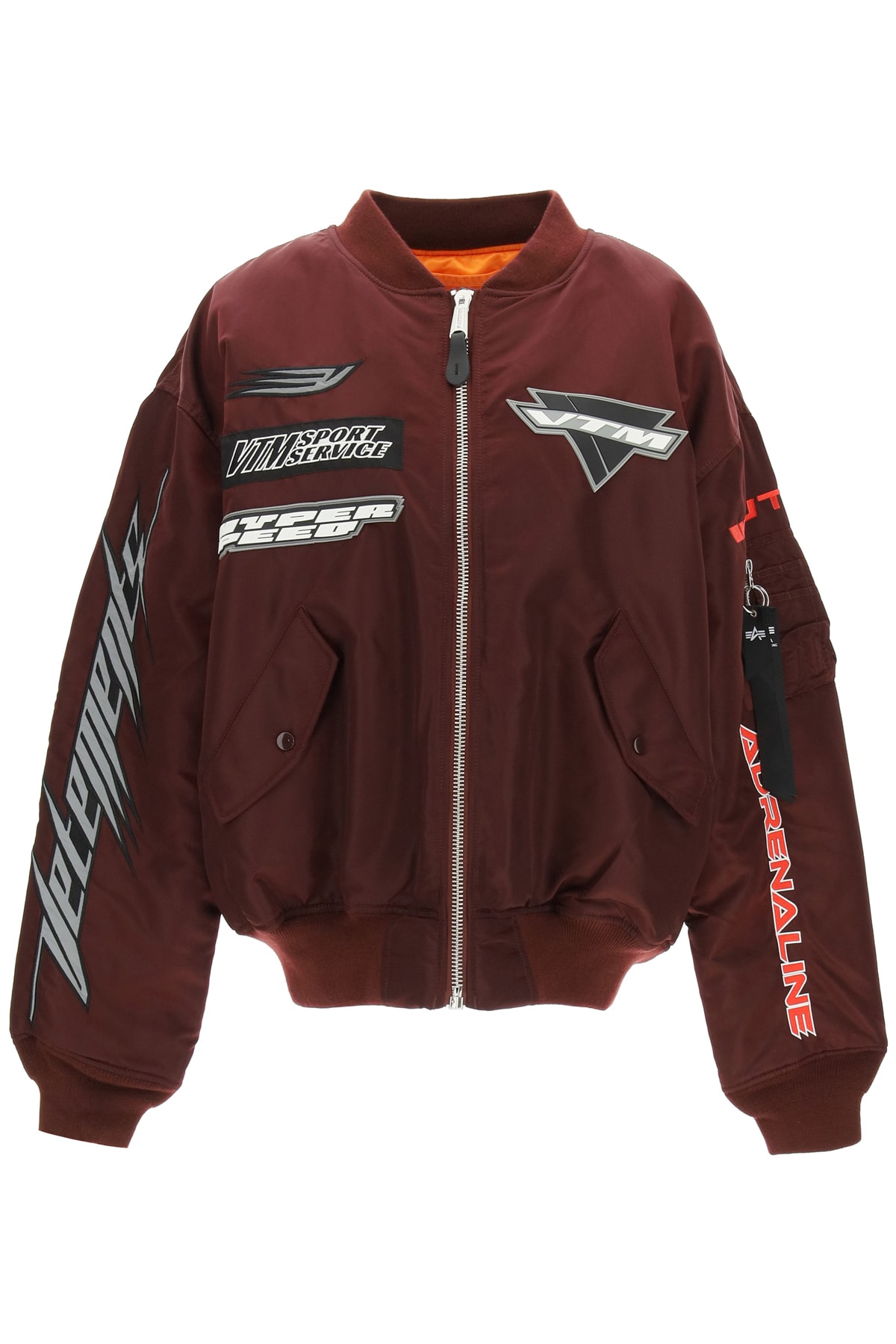 vetements racing bomber