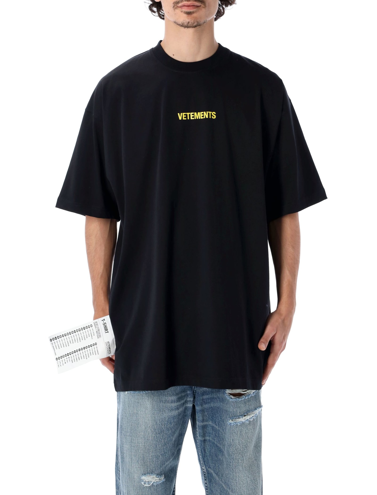 VETEMENTS Logo Label T-shirt | italist, ALWAYS LIKE A SALE