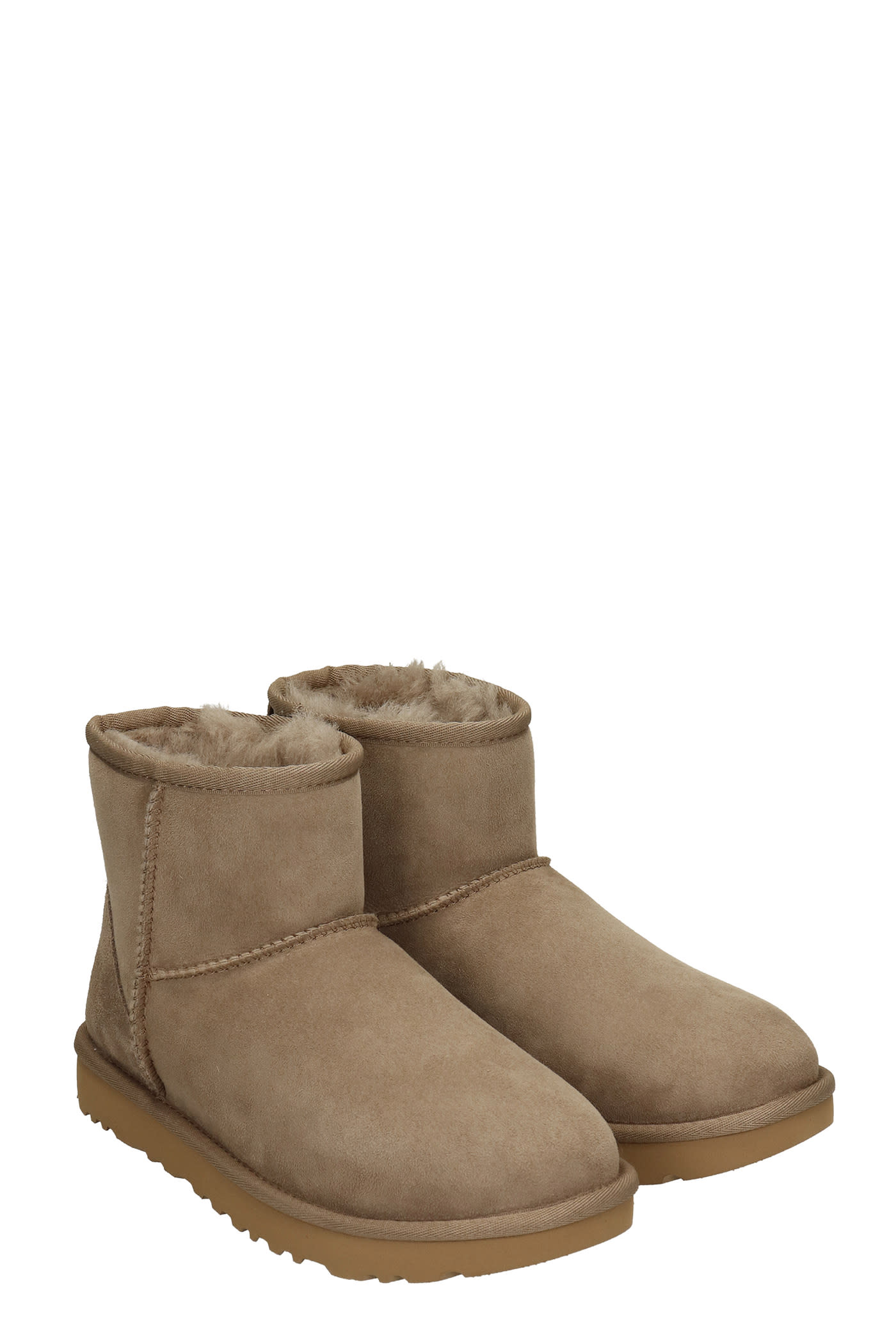uggs mini taupe