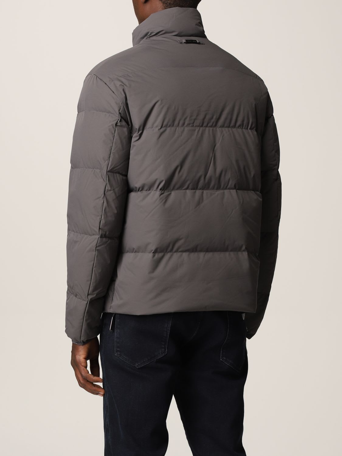 emporio armani quilted nylon down jacket