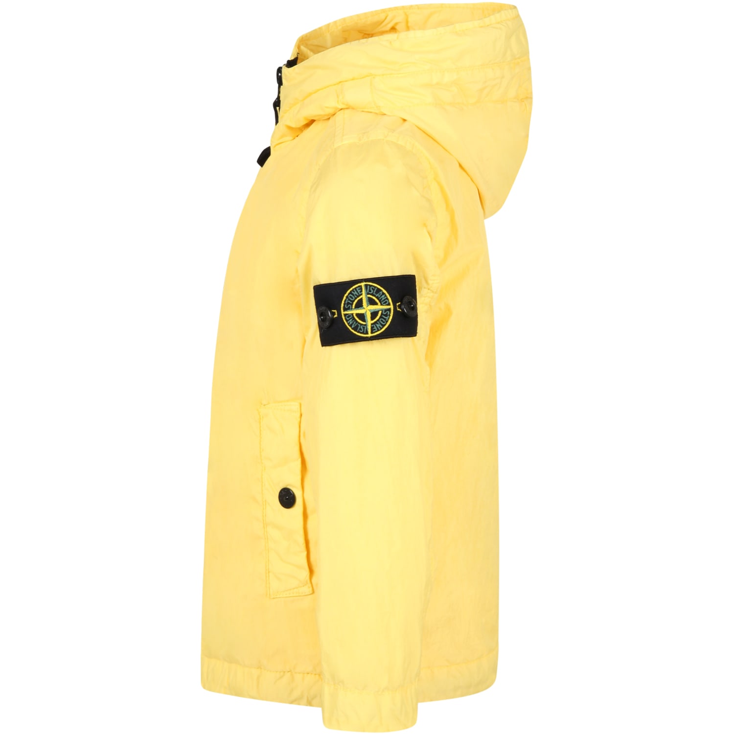 stone island junior yellow jacket