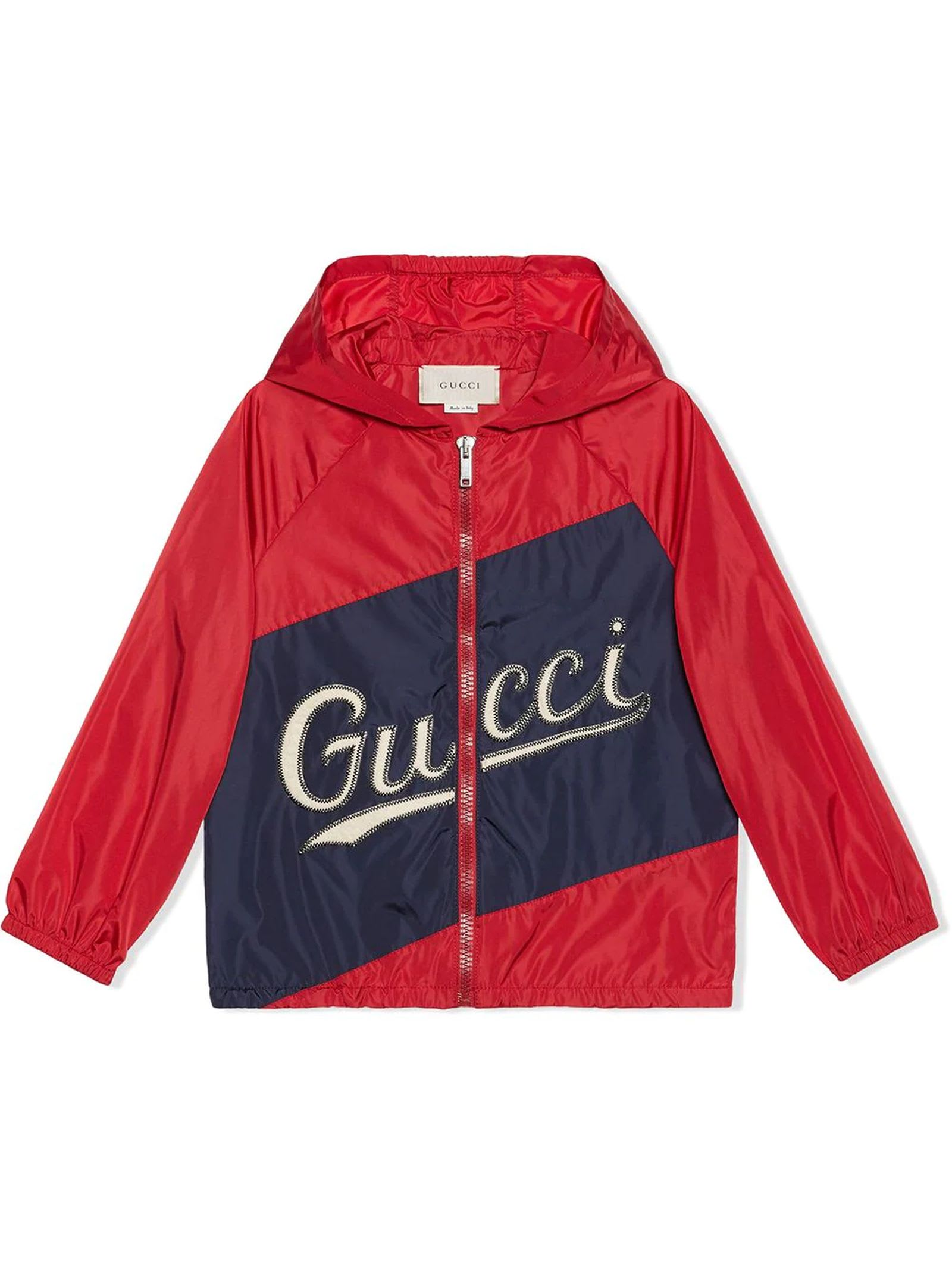 Gucci Nylon Jacket With Gucci Script | ALWAYS LIKE
