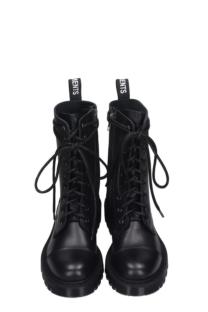 vetements combat boots