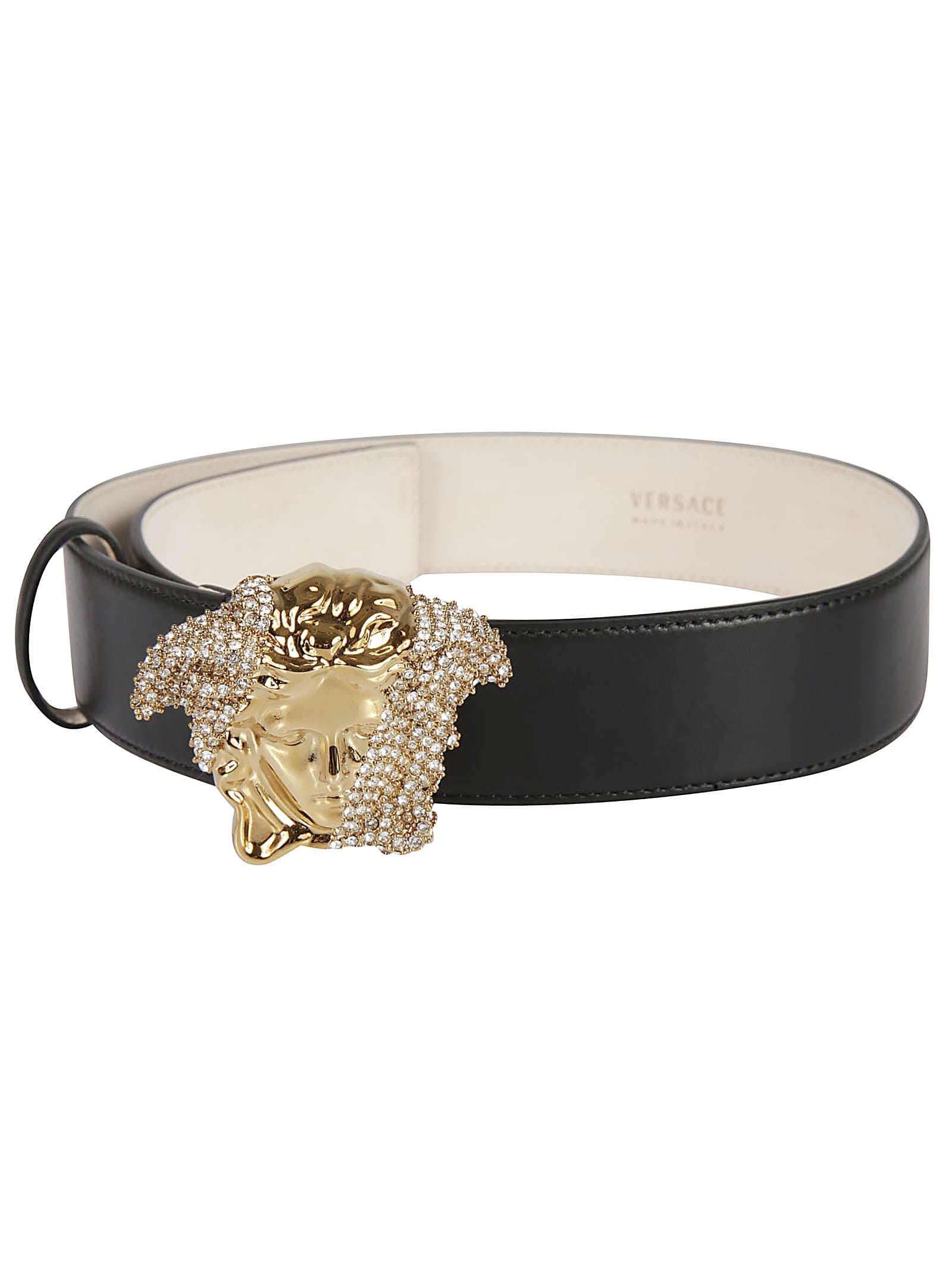 versace crystal belt