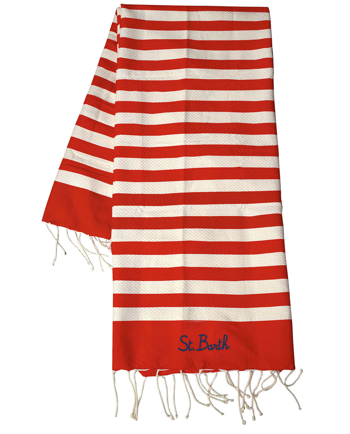 Mc2 Saint Barth Foutas Beach Towel In Red