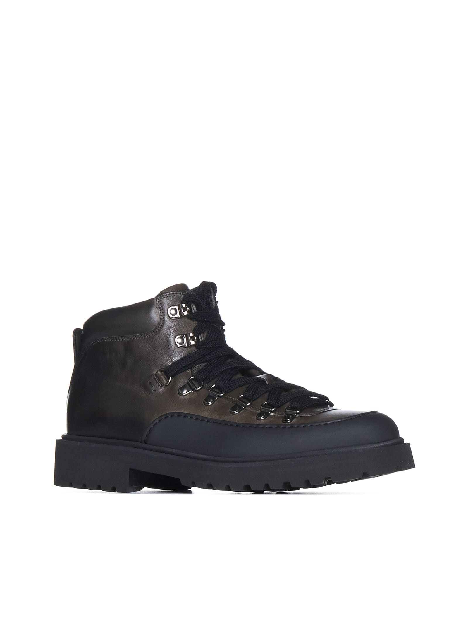 Shop Doucal's Boots In Asphalt