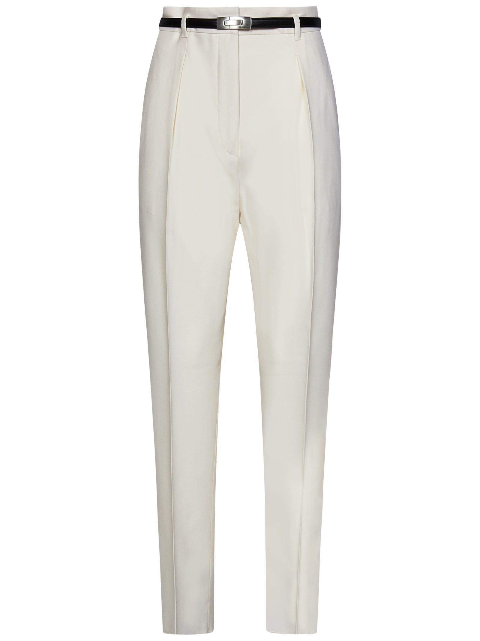 Shop Max Mara Briose Trousers  Studio In White