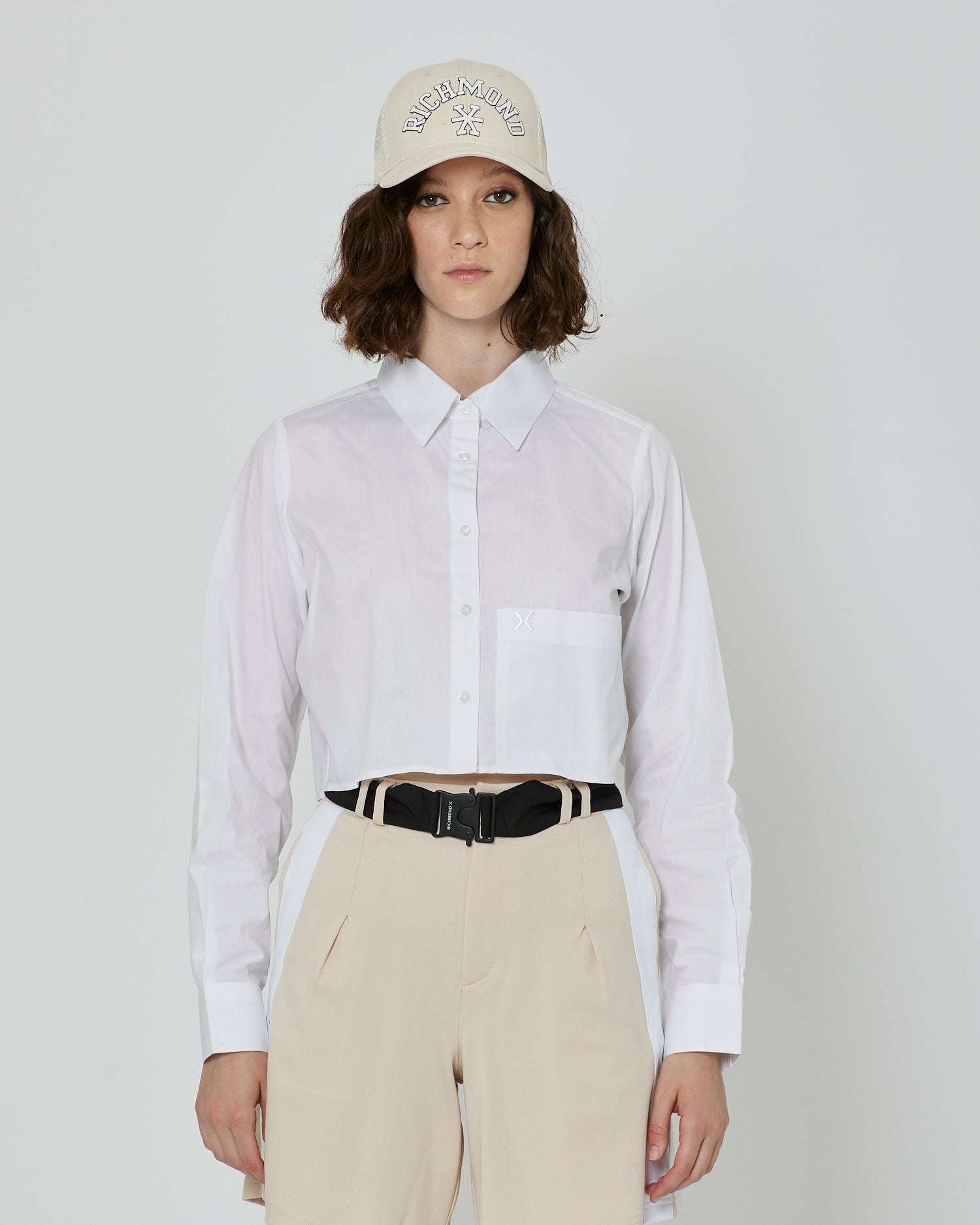 John Richmond Crop Shirt