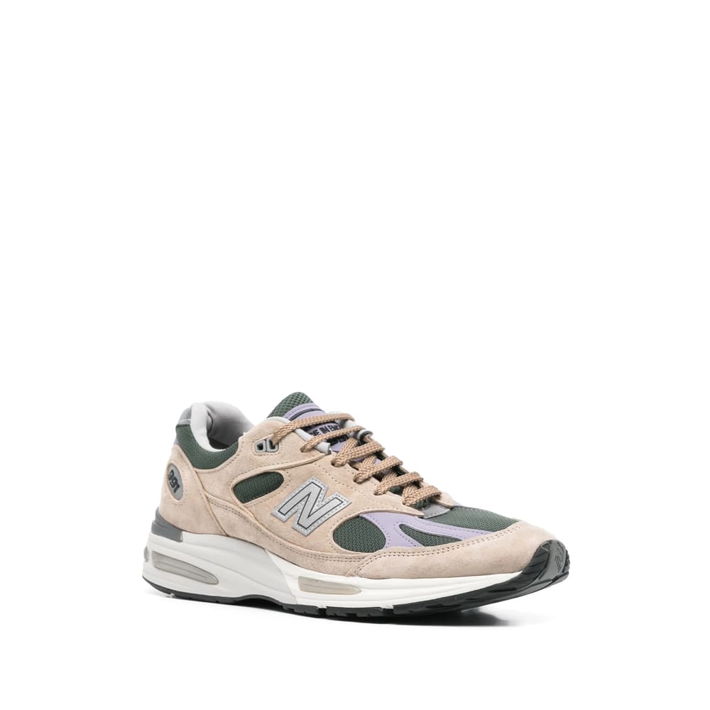 New Balance Suede Blend Sneakers Mesh Panels In Brown