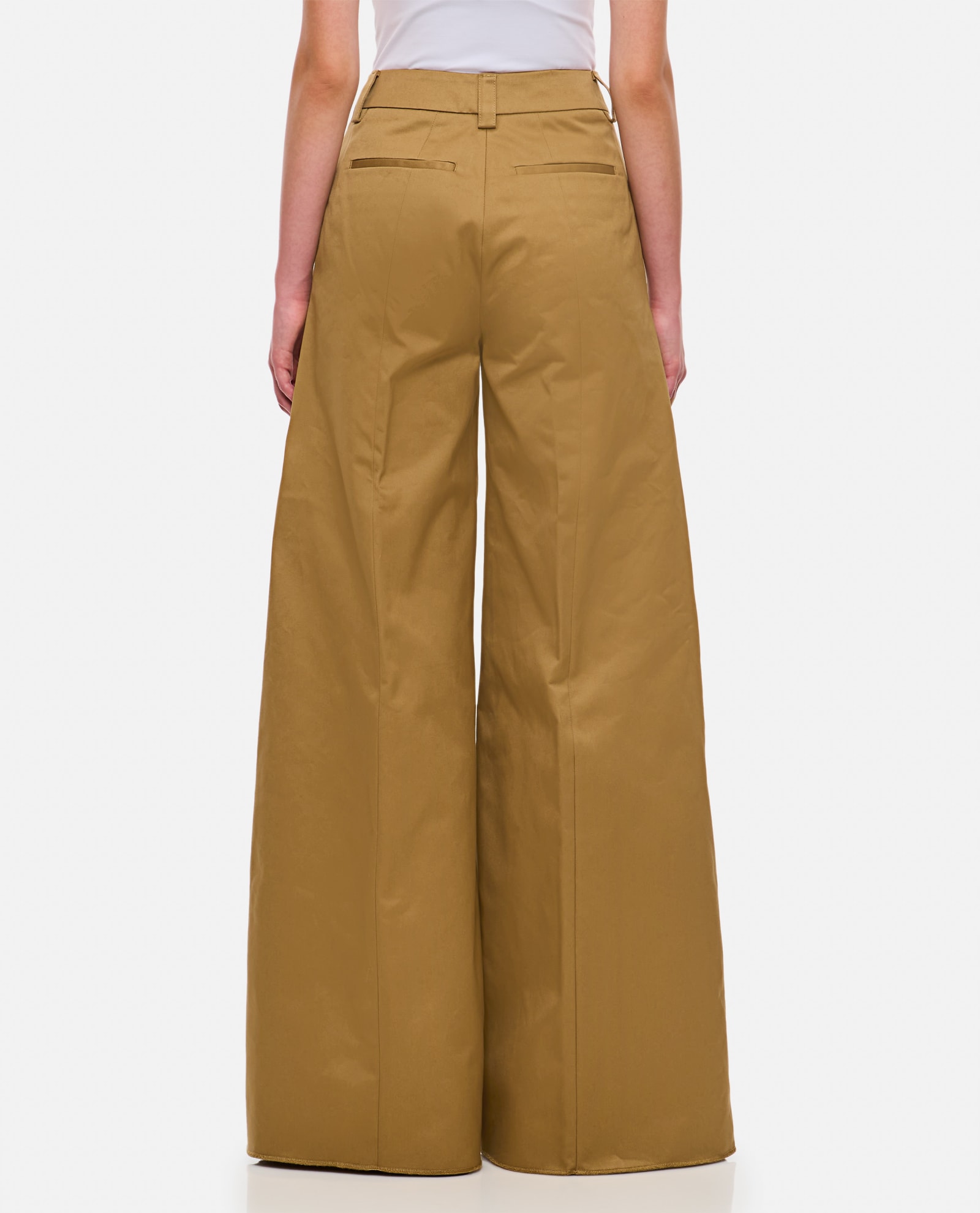 Shop Thelatest Alma Wide Leg Pants In Brown