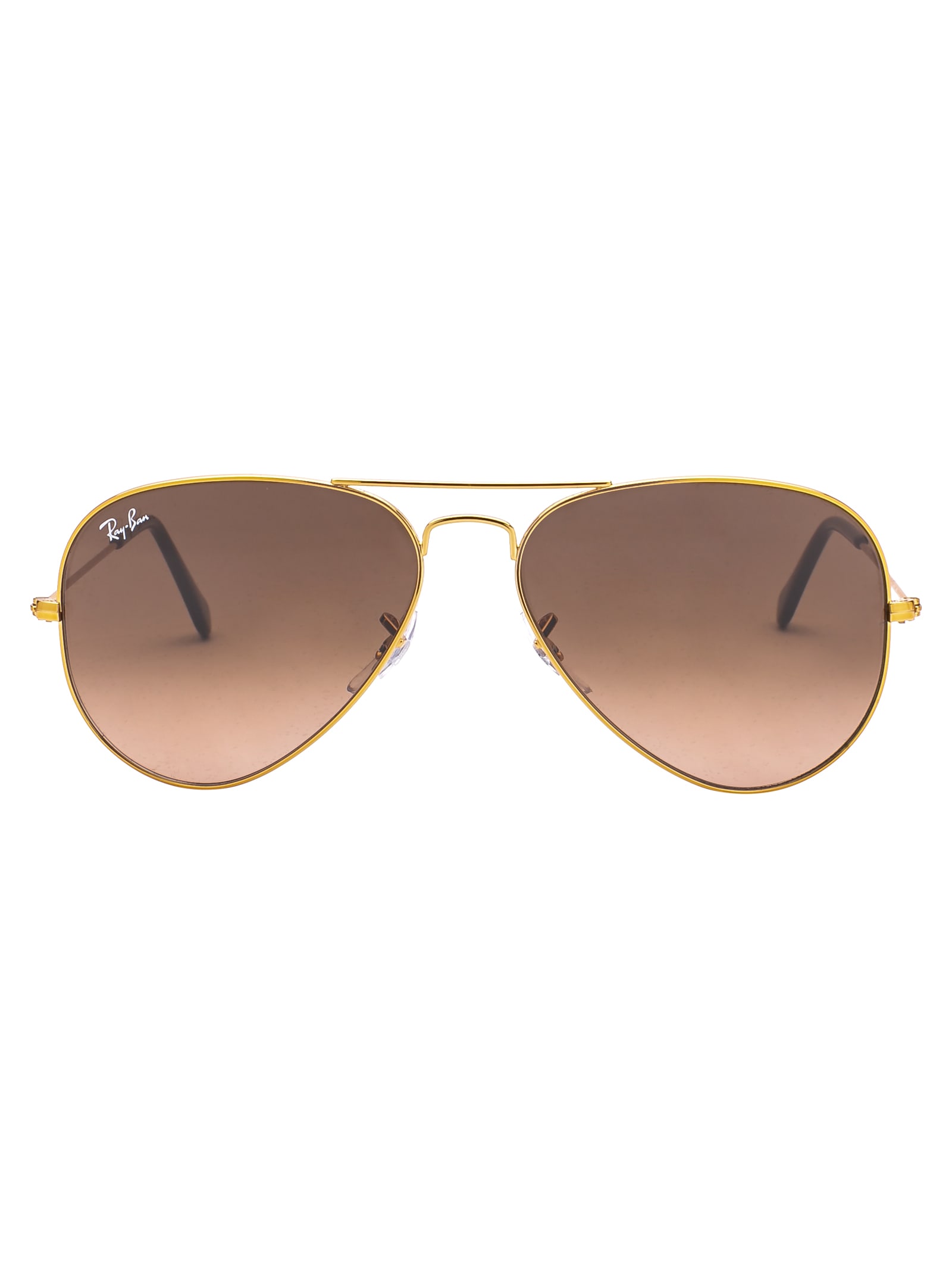 Shop Ray Ban Aviator Large Metal Sunglasses In 9001a5 Light Bronze