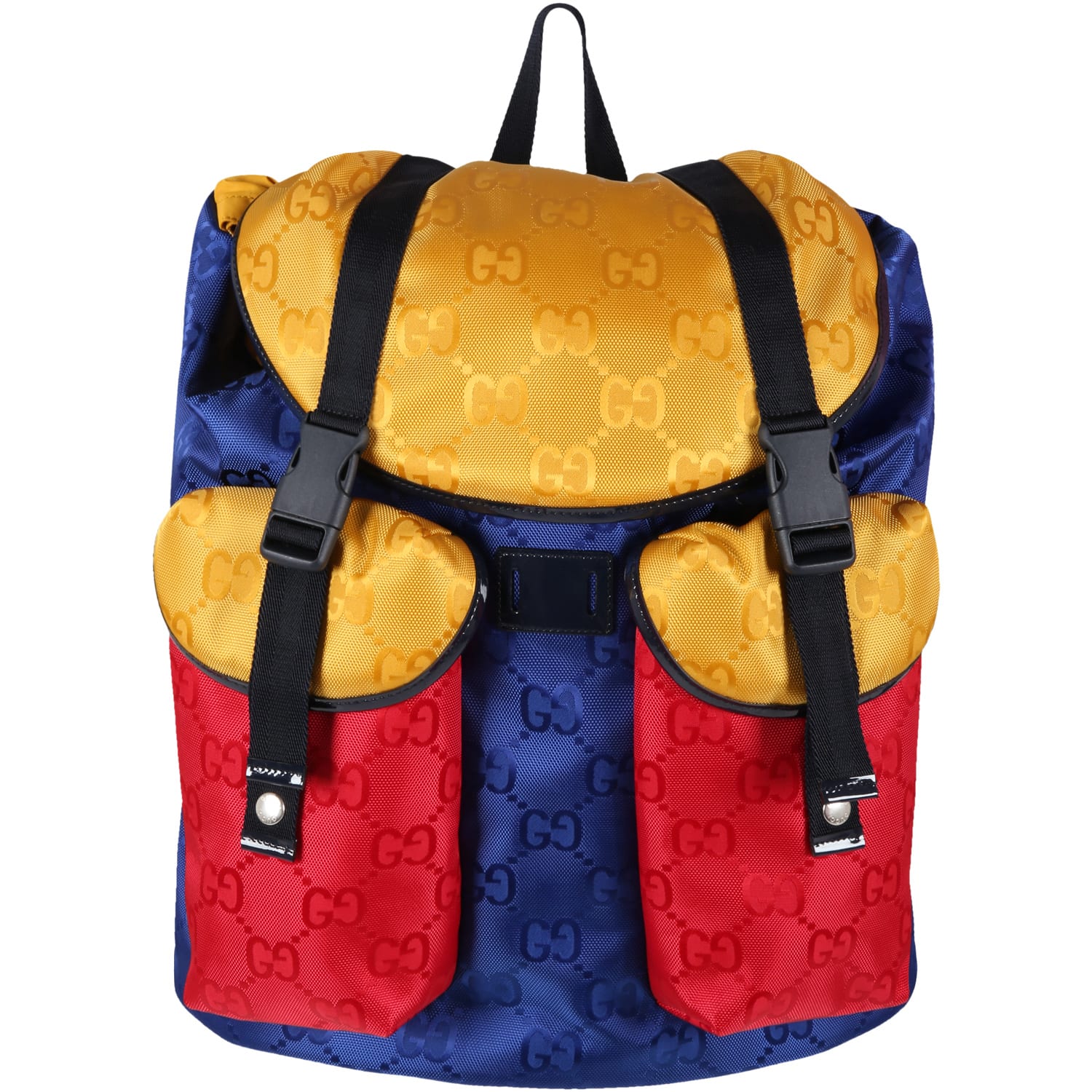 Gucci Multicolor Backpack For Kids With Doubles Gg