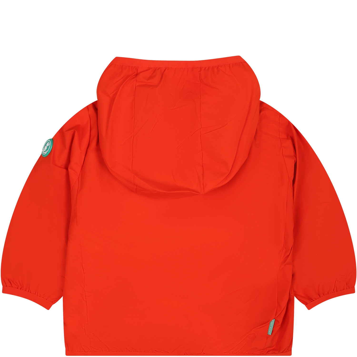 Shop Save The Duck Red Coco Windbreaker For Kids With Logo