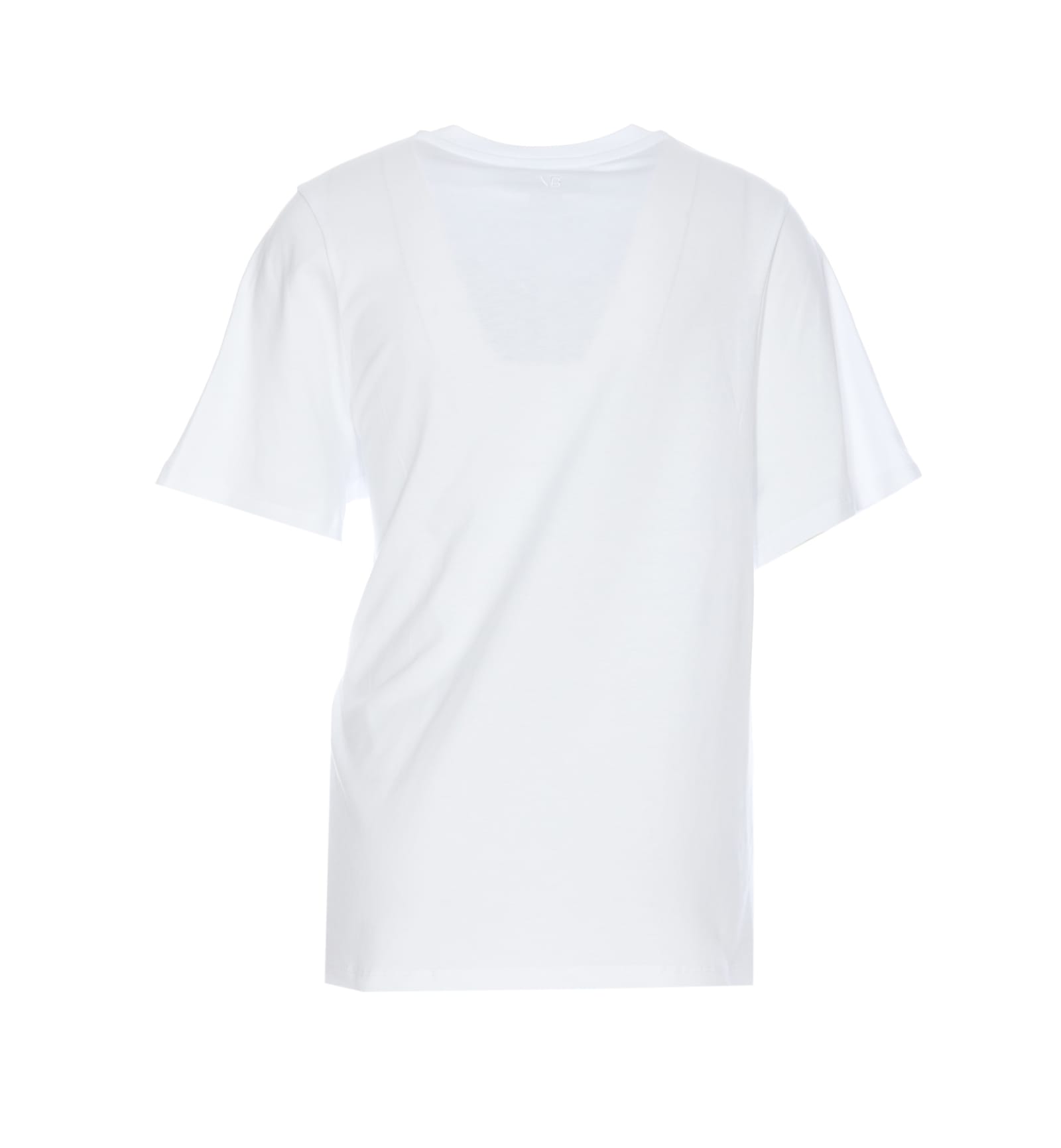 Shop Victoria Beckham Body Twist T-shirt In White